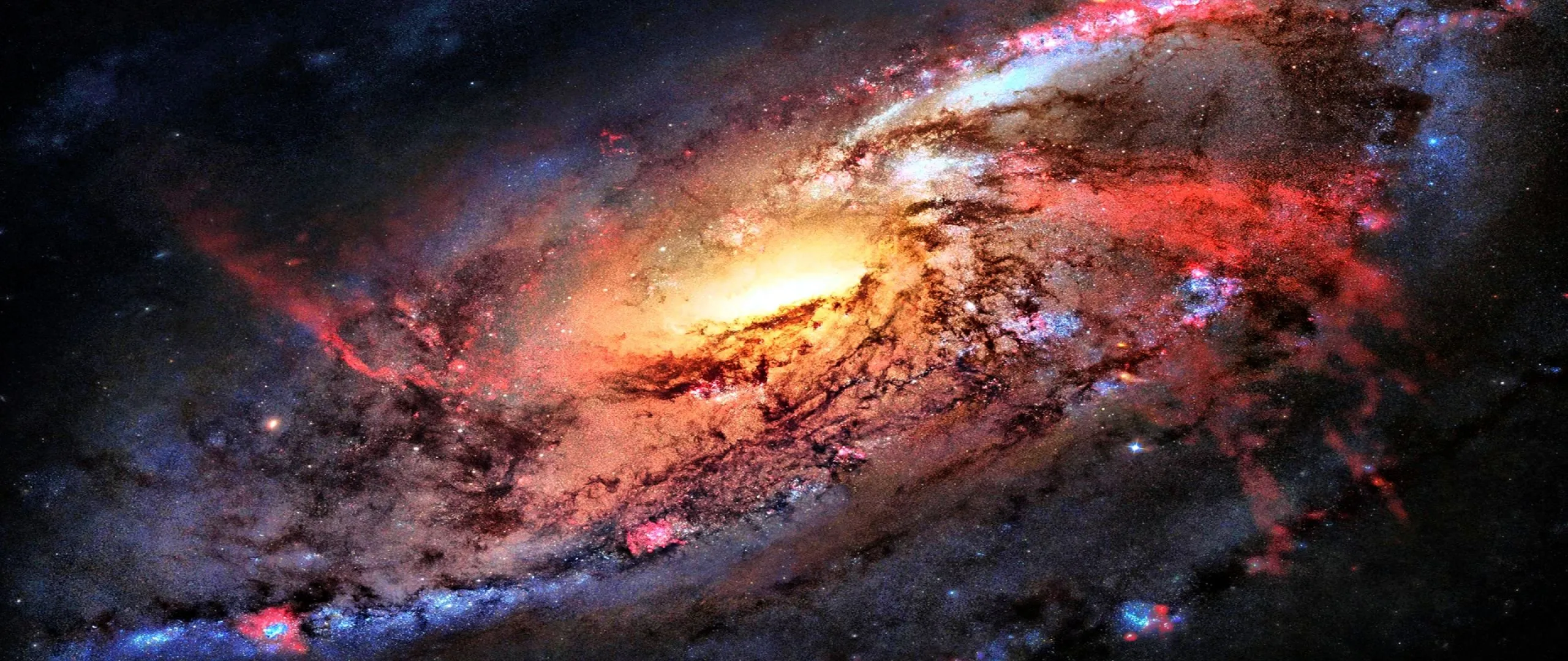Wallpaper Brown and Black Galaxy Illustration, Background Free Image