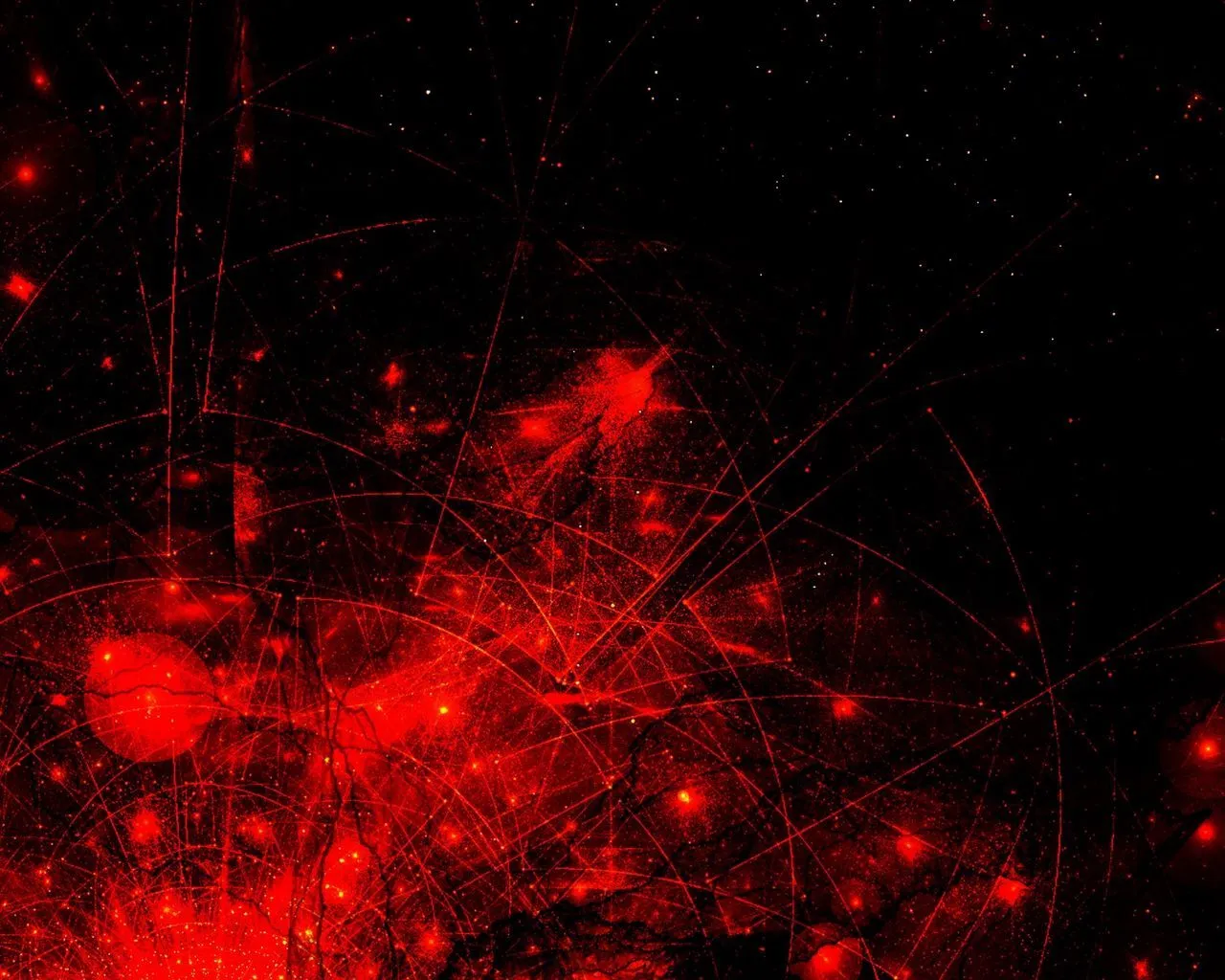 Download wallpaper 1280x1024 abstraction, red, black, universe, space, star, galaxy standard 5:4 HD background