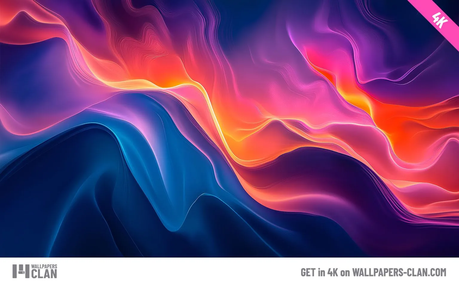 MacOS Colorful Wave Desktop Wallpaper in HD & 4K