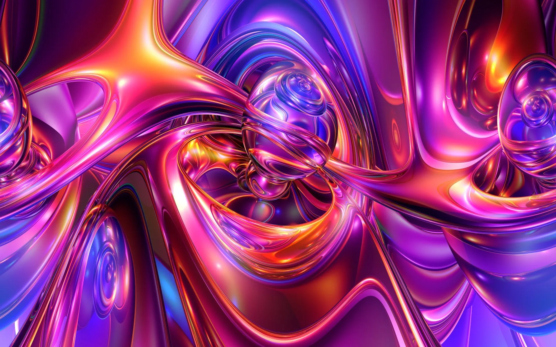 Desktop wallpaper: 3D, Cgi, Colorful, Pink, Swirl, Abstract, Colors, Purple 4K free download for PC. 658344