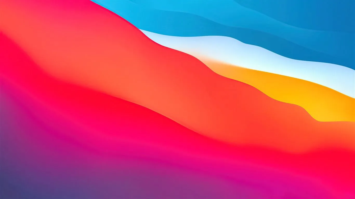 MacBook Abstract Colorful 2021 Apple HD Desktop