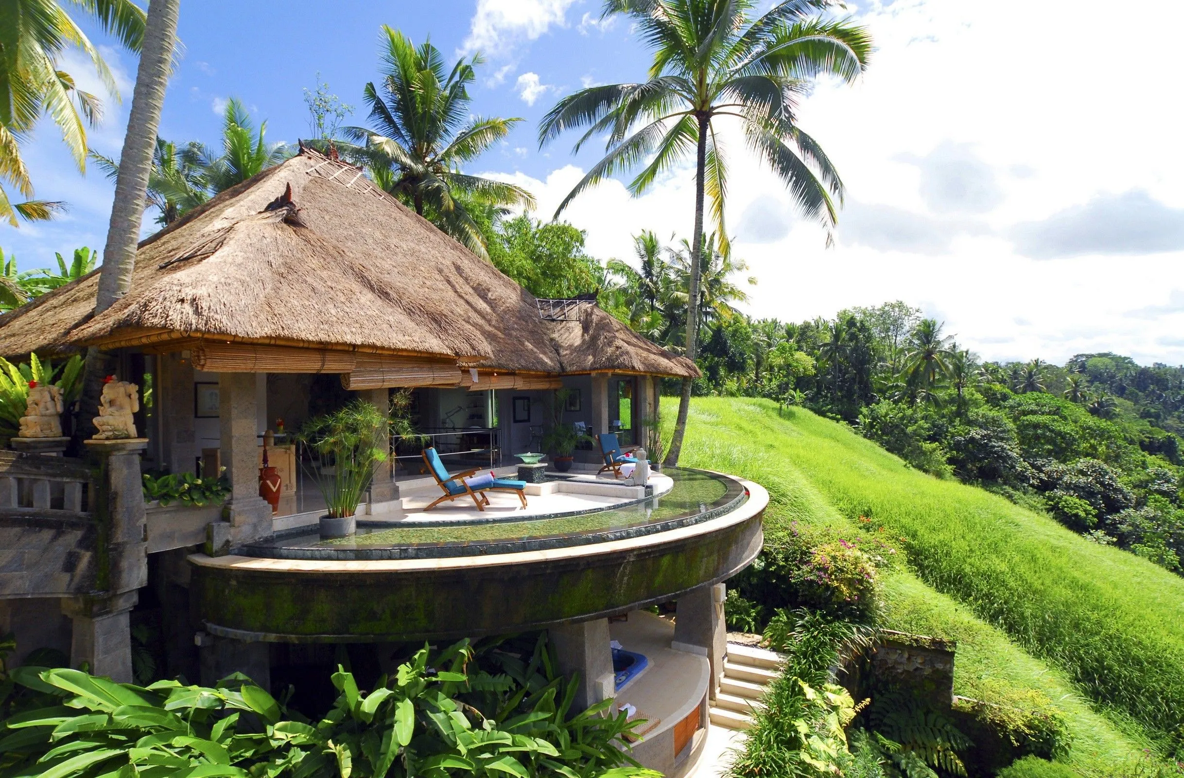 Desktop wallpaper: Indonesia, Bali, Man Made, Resort 4K free download for PC. 1358609