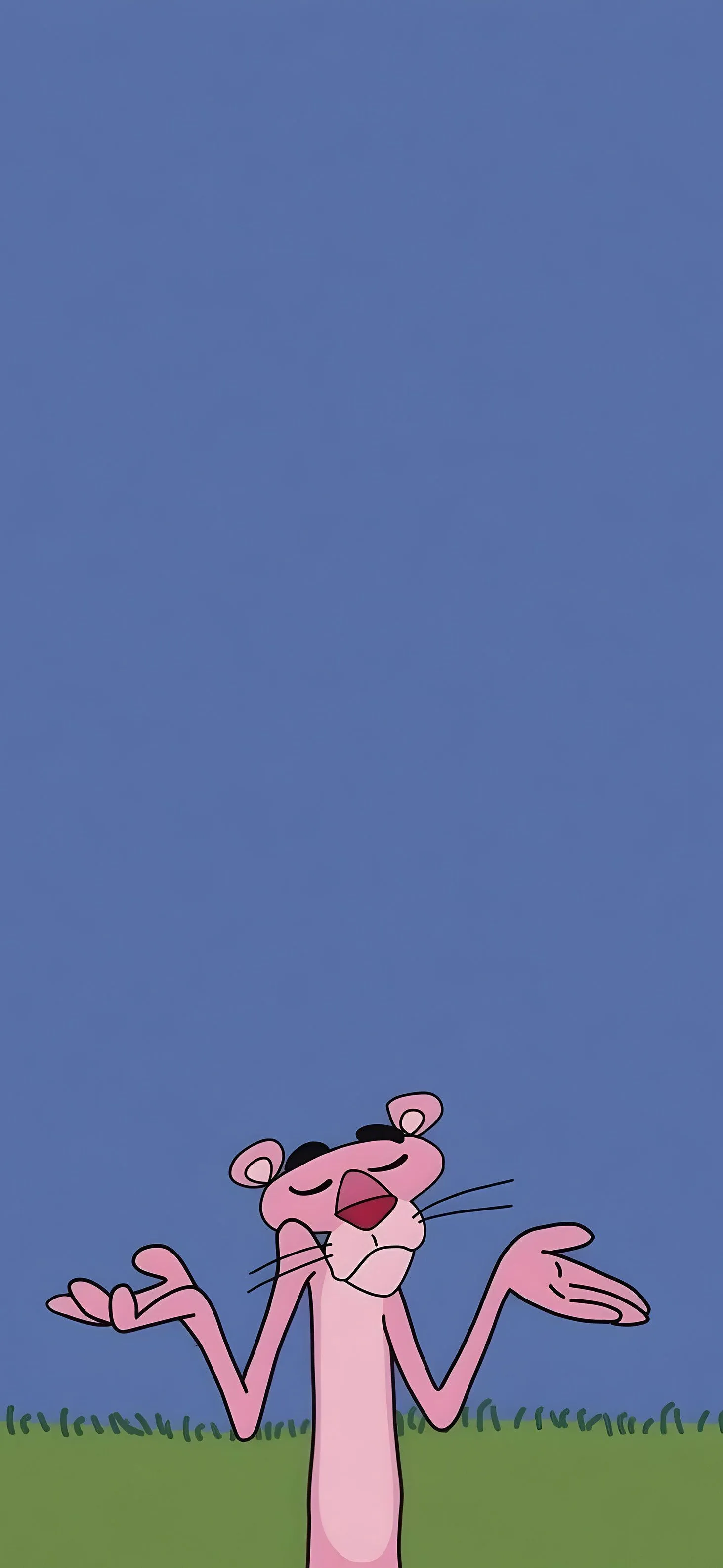 The Pink Panther Minimalist Wallpaper Wallpaper iPhone