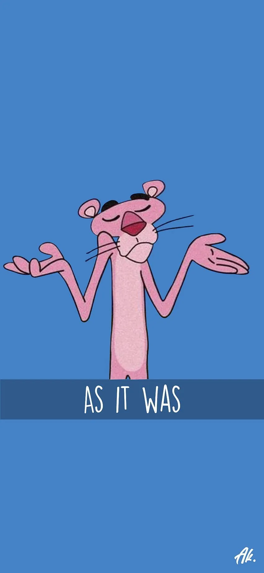 Pink_panther_hs, aesthetic, trending, iphone, sayings, art, cartoon, trend, pinkpanther HD phone wallpaper
