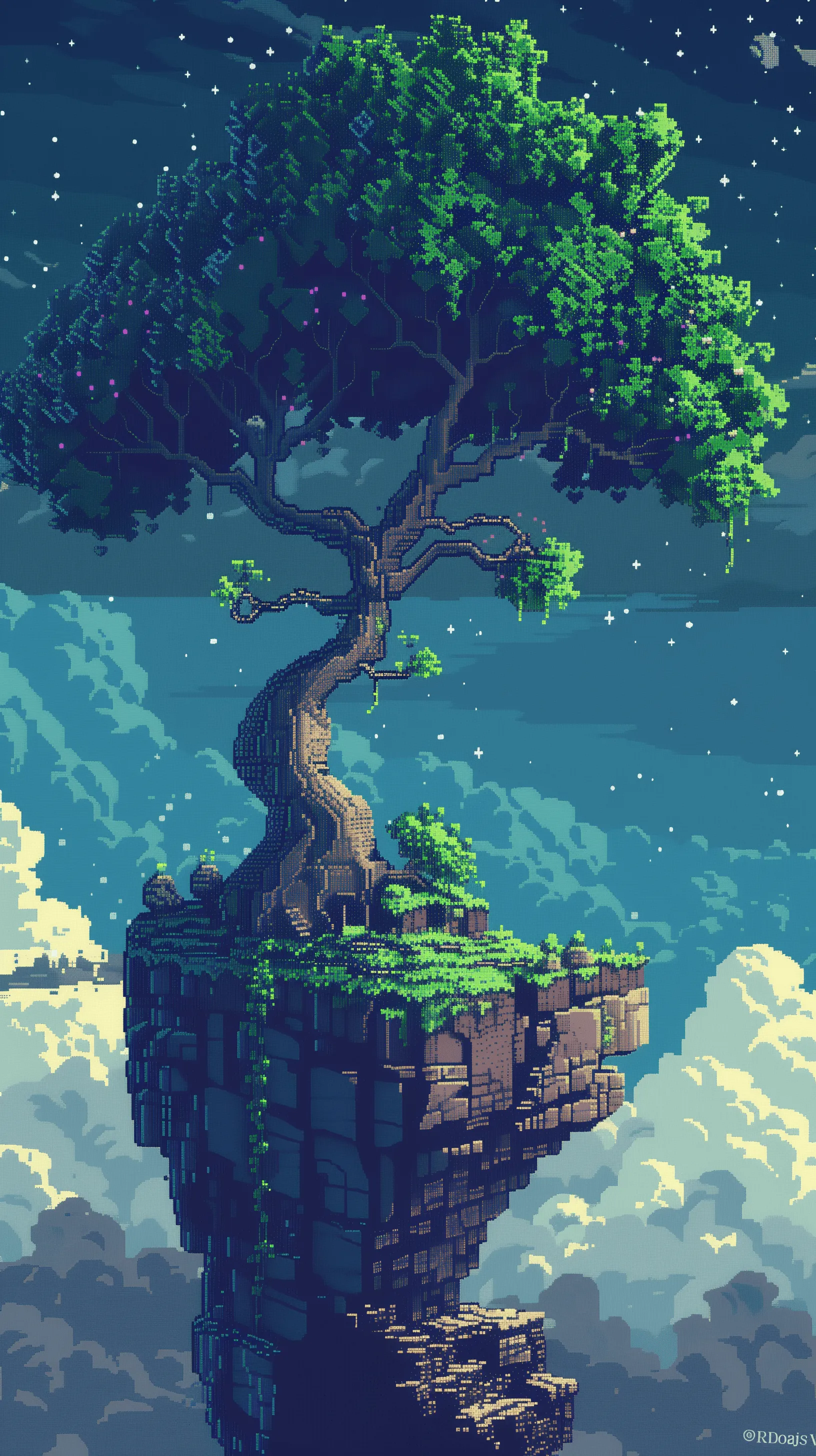 Pixel Art Phone Wallpaper and iPhone Background: Free HD Download