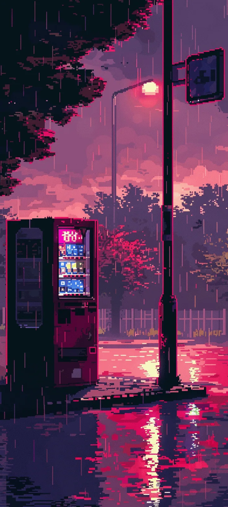 Incredibly Stunning Pixel Art Phone Wallpaper Made