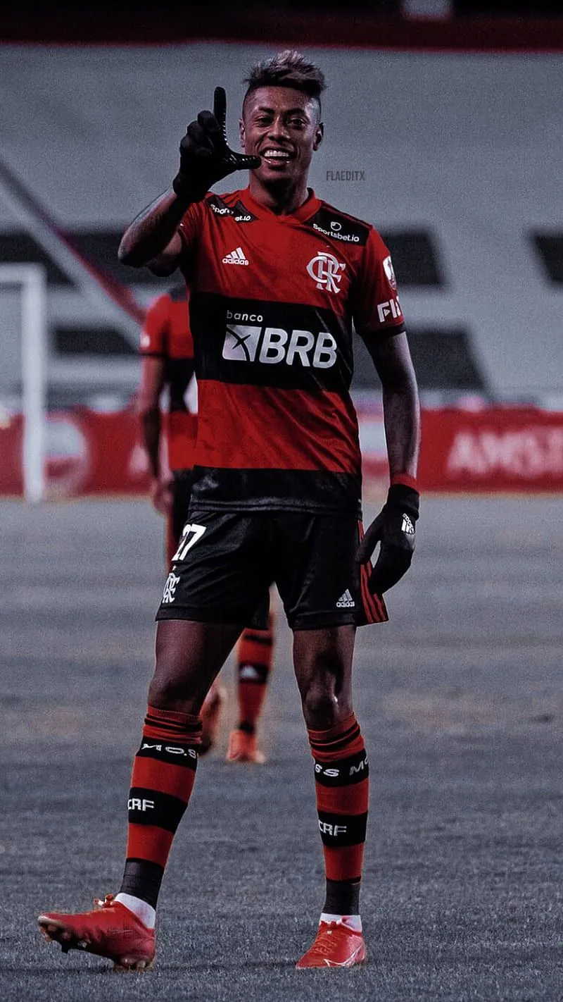 Flamengo, bruno henrique, HD phone wallpaper