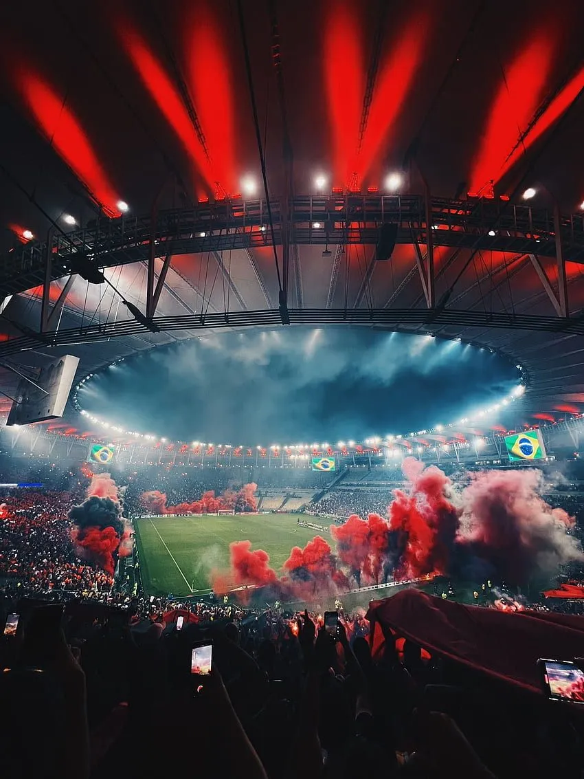 Flamengo, red, fan HD phone wallpaper