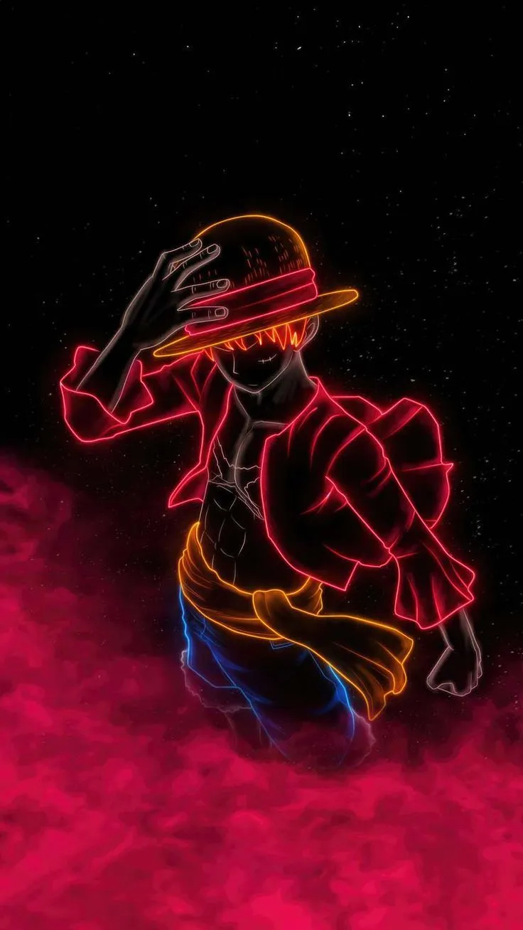 One Piece Neon Wallpaper, HD Background on WallpaperBat