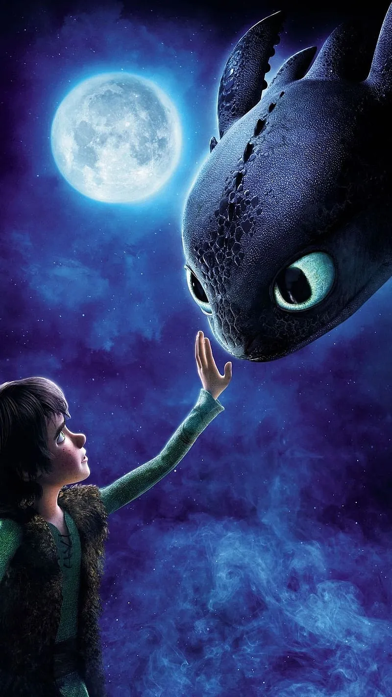 HD animated night fury wallpaper