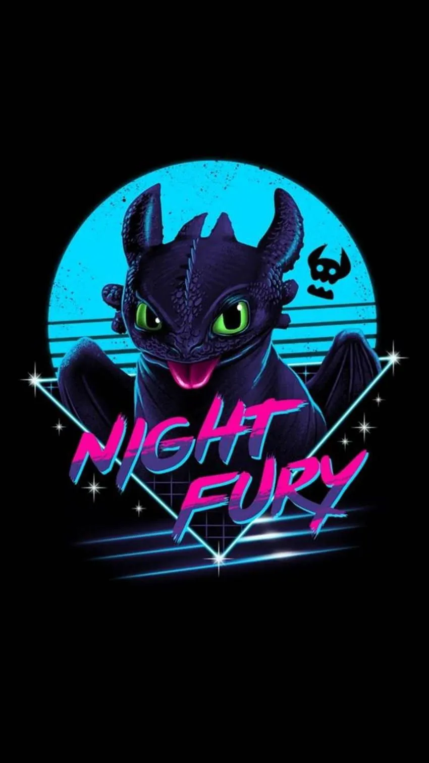 Night fury mobile HD phone wallpaper