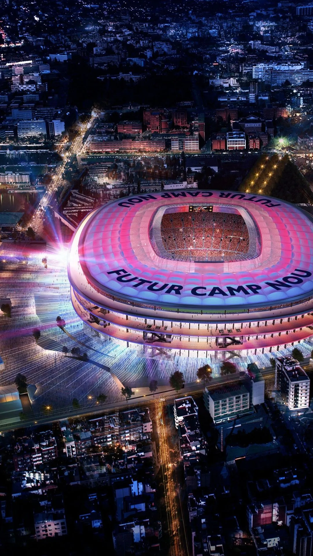 Future Wallpaper 4K, Camp Nou, Stadium, FC Barcelona
