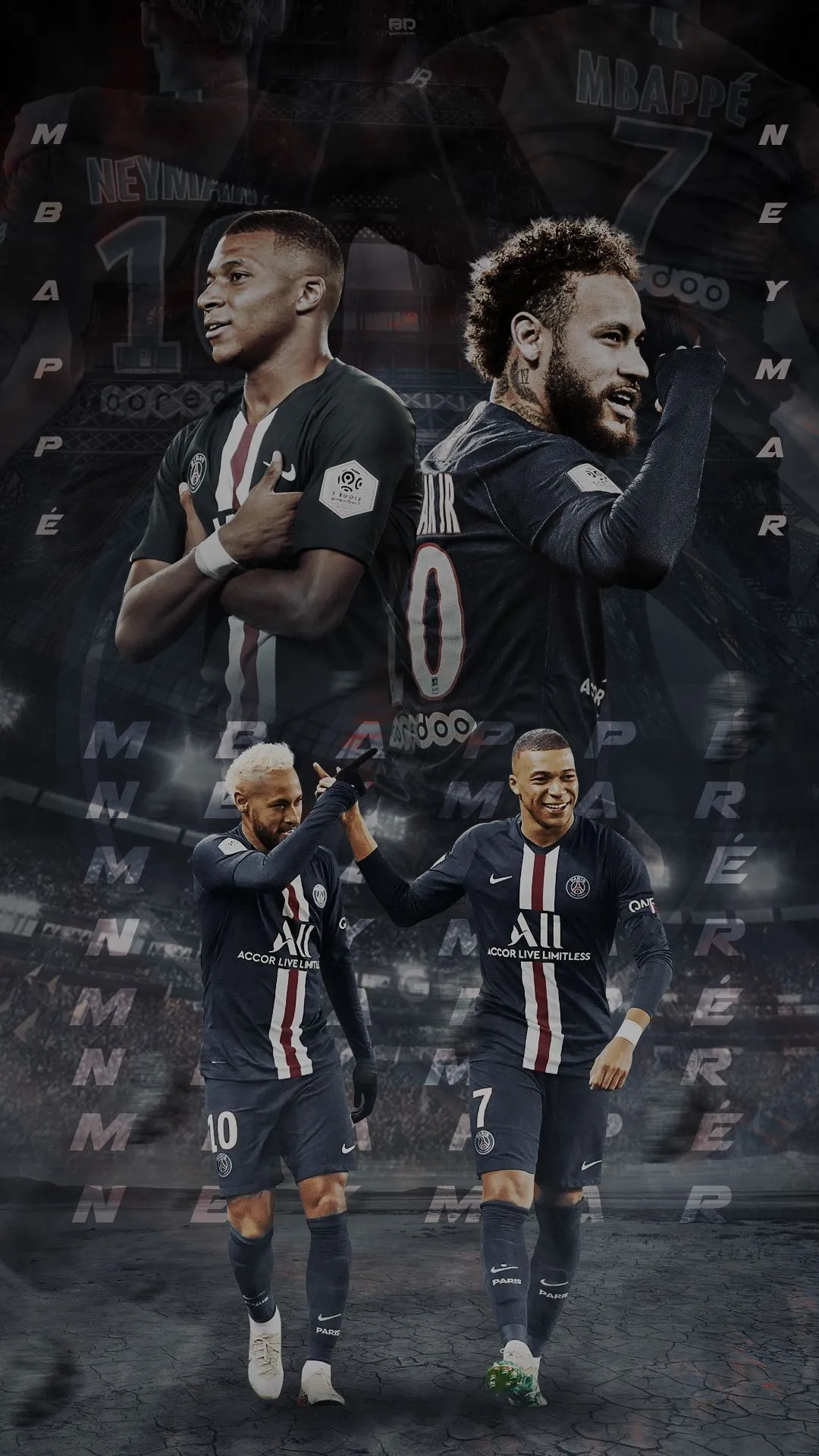 Mbappé & Neymar Wallpaper - Behance