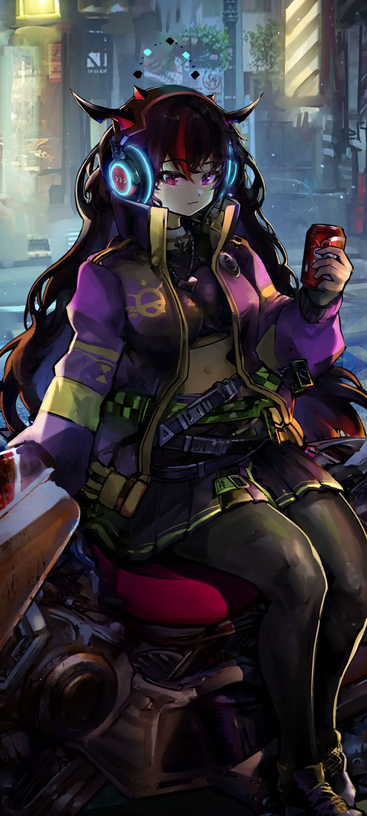 Phone wallpaper: Anime, Virtual Youtuber, Hololive, Irys (Virtual Youtuber), Cyberpunk 1416356
