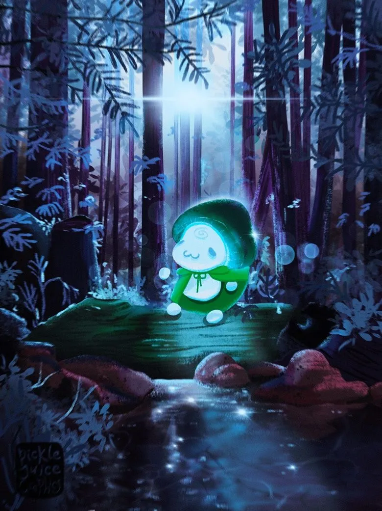 Forest Spirit IPad Wallpaper Day Night Graphics's Ko Fi Shop