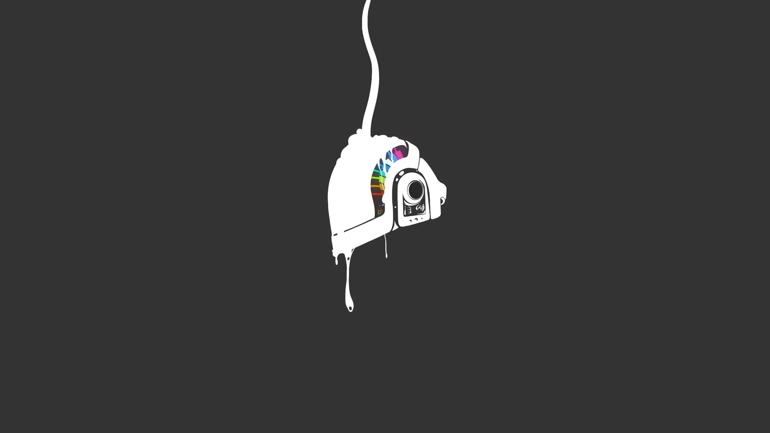 White camera, minimalism HD wallpaper