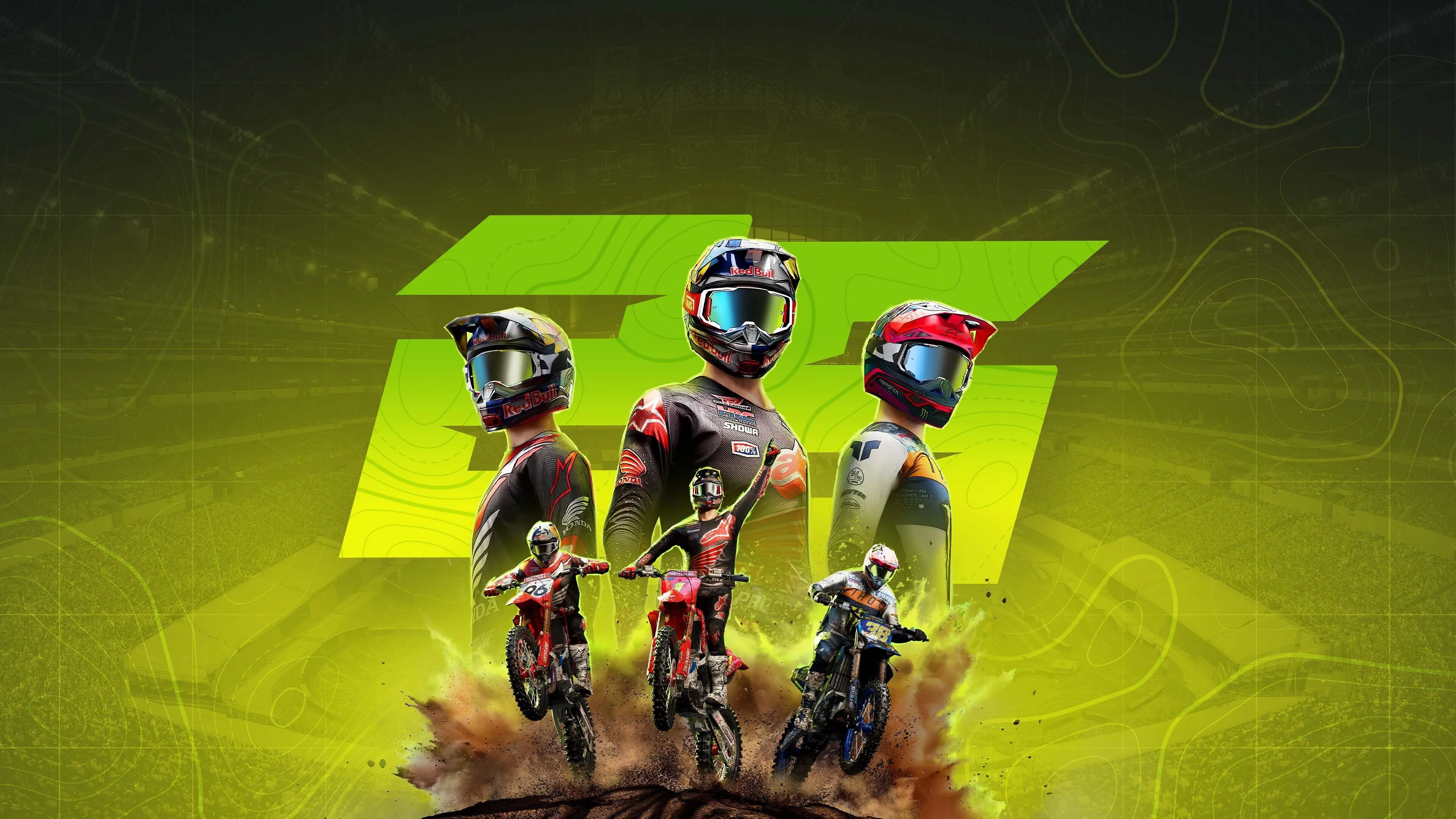 Monster Energy Supercross 25 The Official Video Game Wallpaper, HD Games Wallpaper, 4k Wallpaper, Image, Background, Photos and Picture