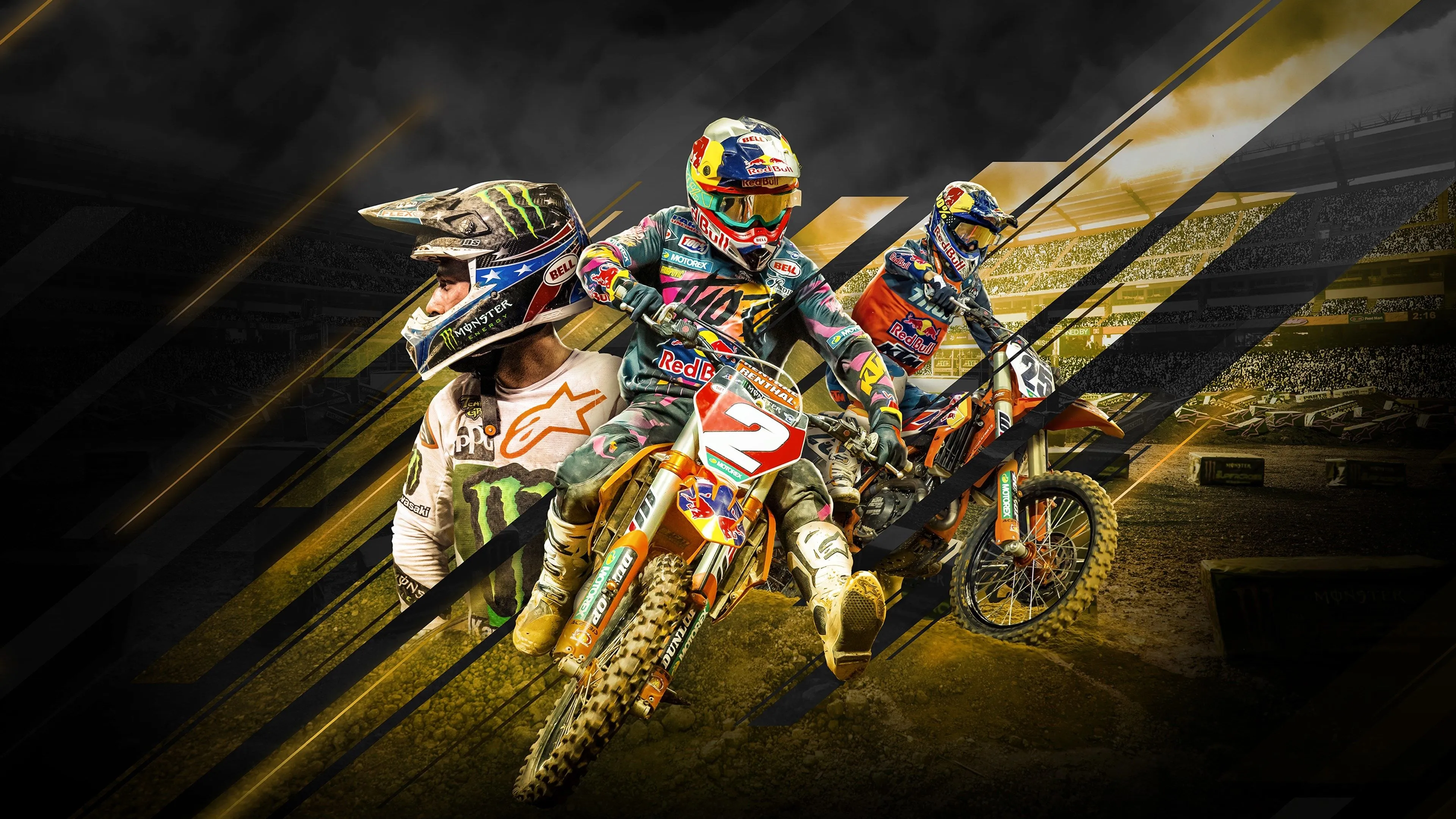 Monster Energy Supercross HD Wallpaper and 4K Background