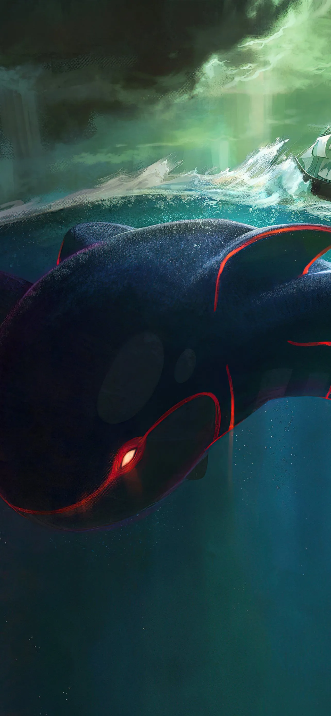 kyogre HD iPhone Wallpaper Free Download