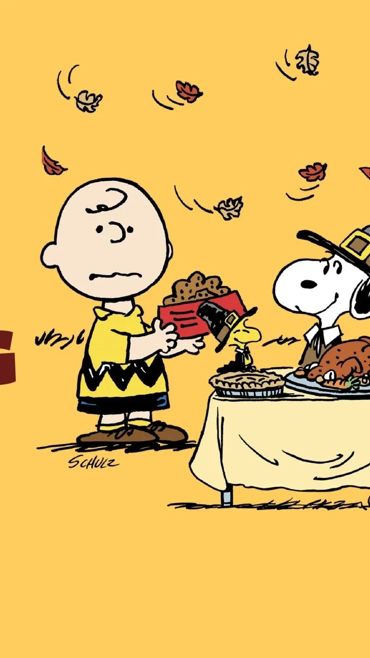 Charlie Brown Wallpaper 4K, Thanksgiving, Snoopy, Cartoon