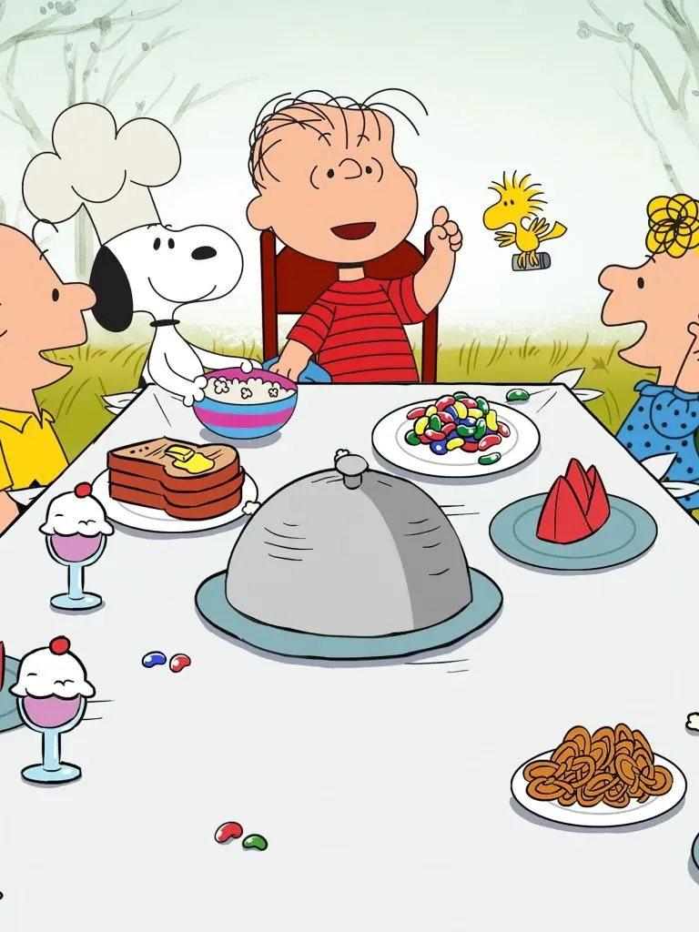 Thanksgiving Wallpaper 4K, Charlie Brown, Peanuts, Snoopy