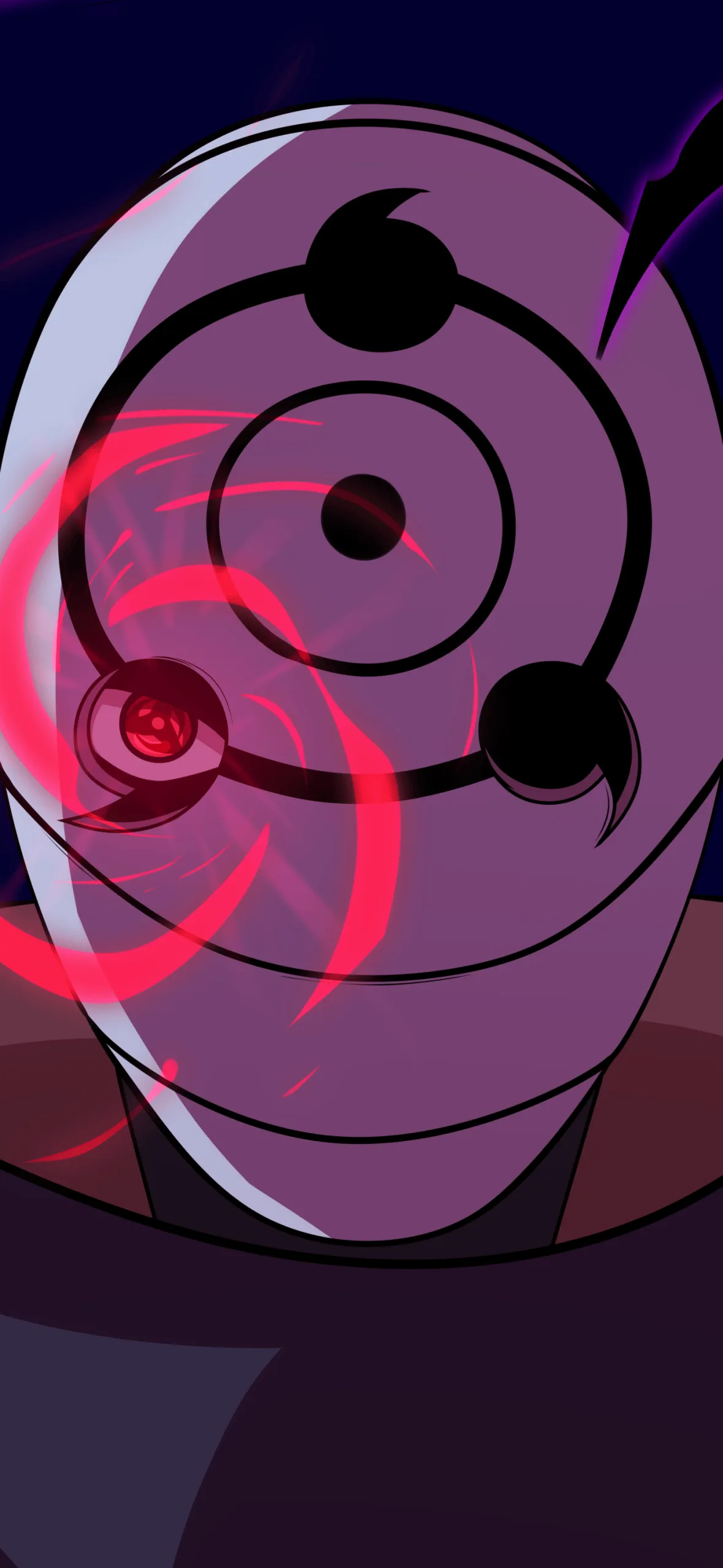 Download Obito Uchiha Sharingan (Naruto) Anime Naruto Phone Wallpaper