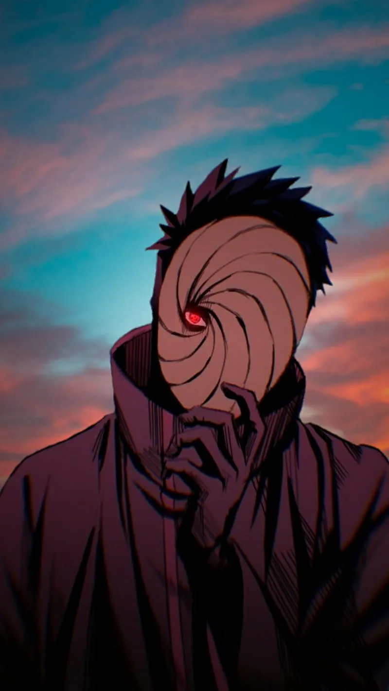 Obito, anime, naruto, HD phone wallpaper