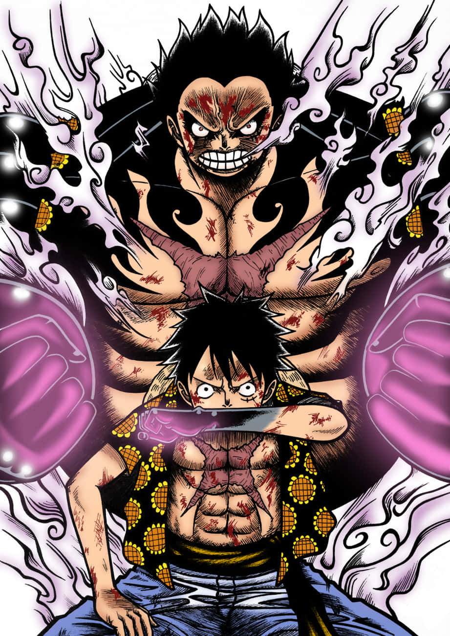 Download One Piece Gear 4 Luffy Phone Wallpaper