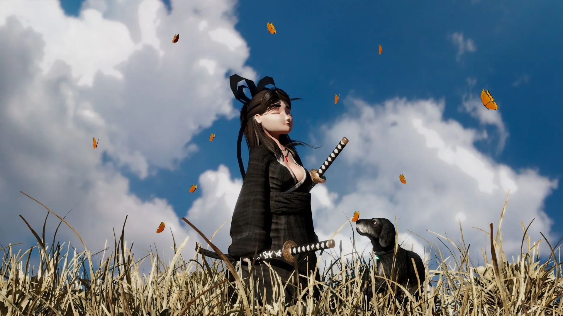 samurai girl character