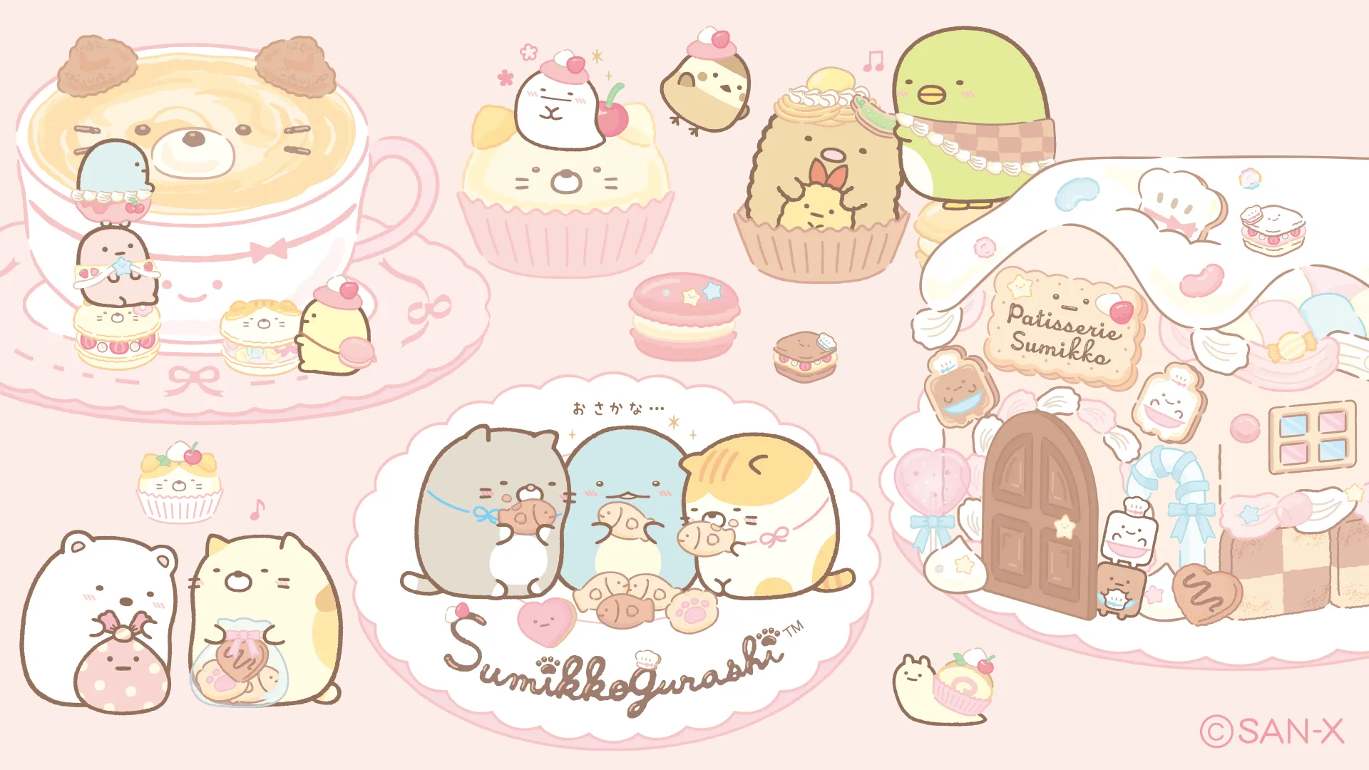 Download Anime Sumikko Gurashi HD Wallpaperx1080