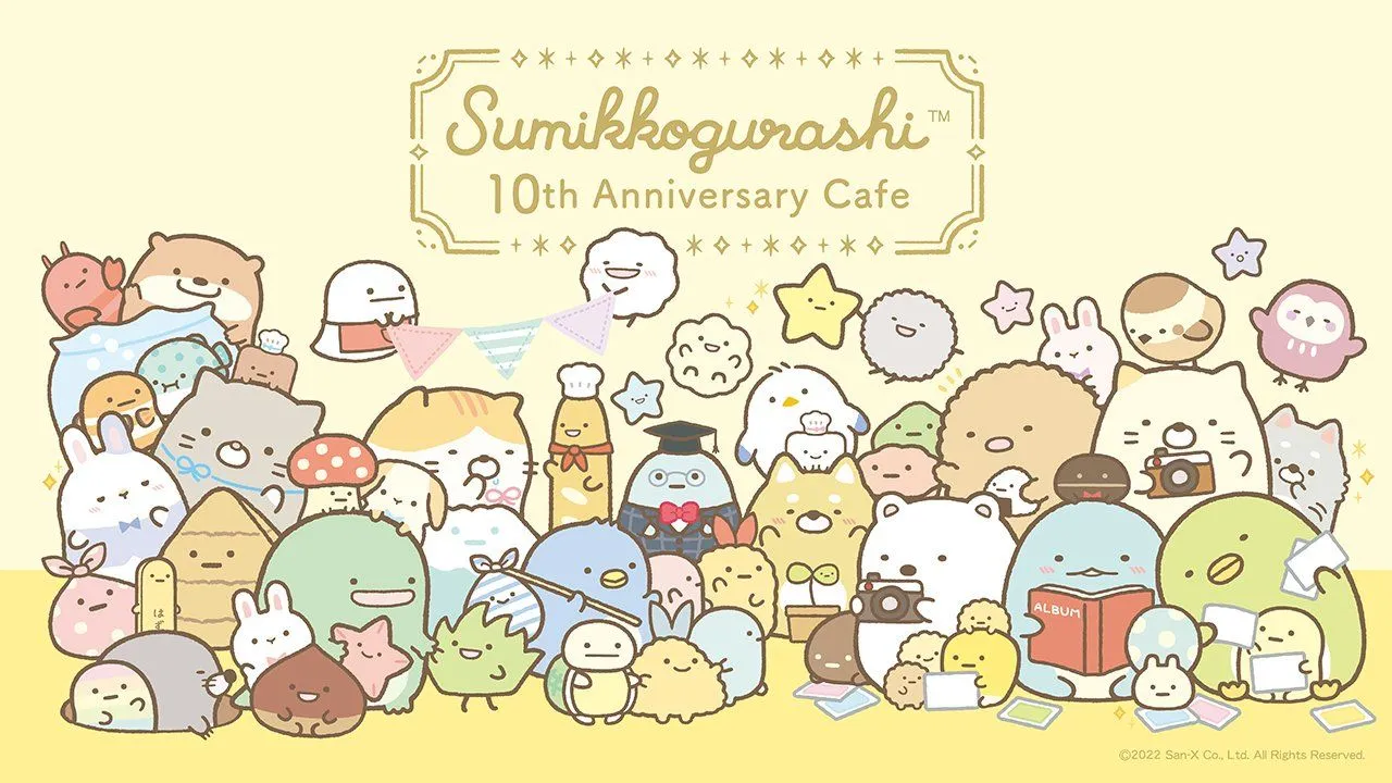 Sumikko Gurashi 10th Anniversary Collaboration Cafe Opens! Held for a limited time in Tokyo and Osaka!