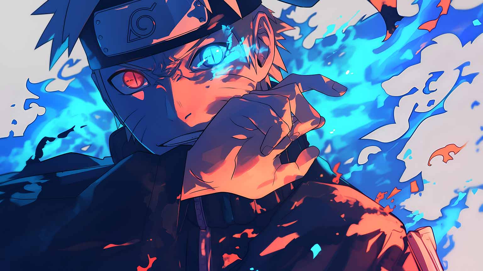 Free Naruto Uzumaki Hypebeast Glow Desktop Wallpaper