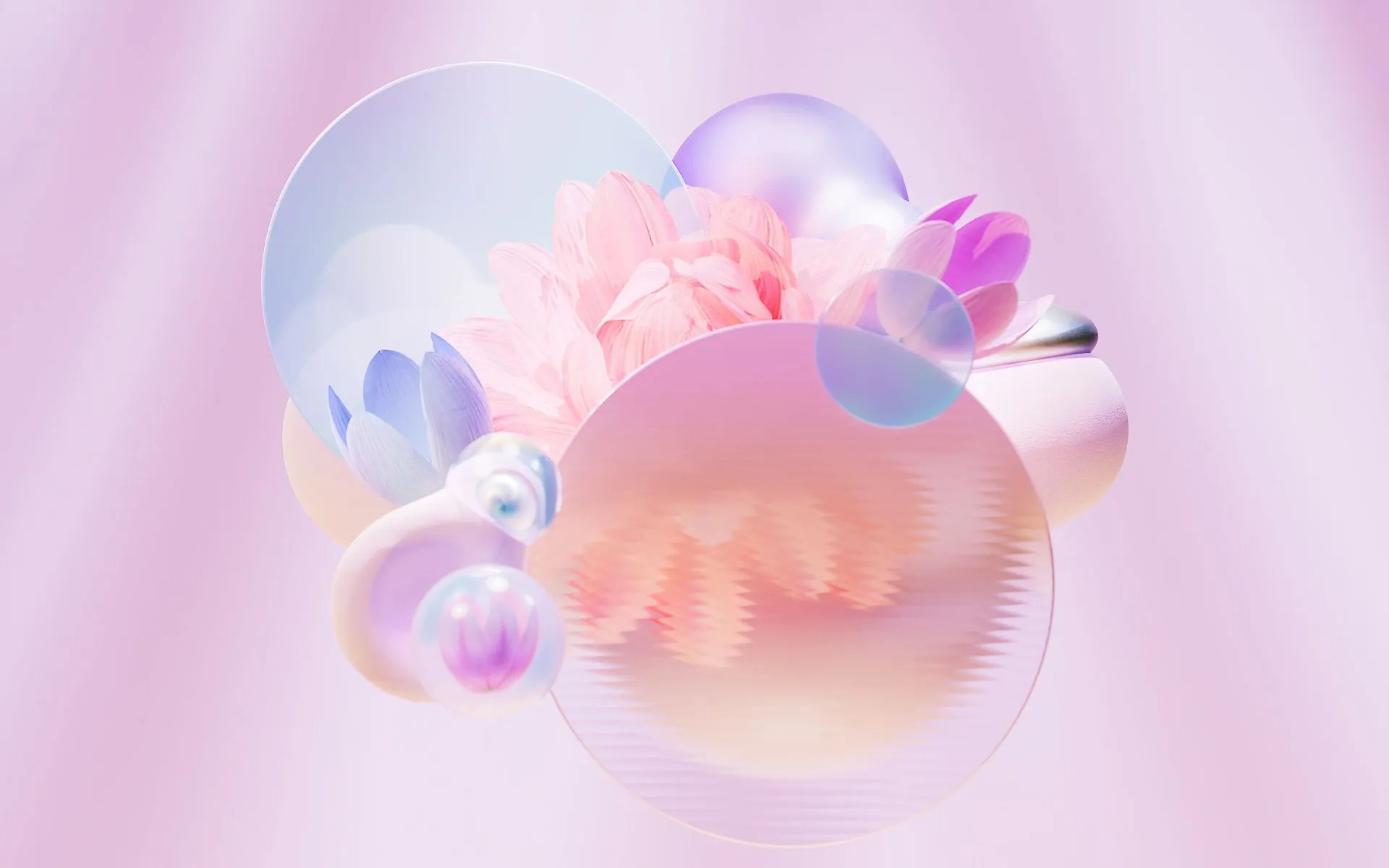 Pastel colors Wallpaper 4K, Floral designs, Pastel pink