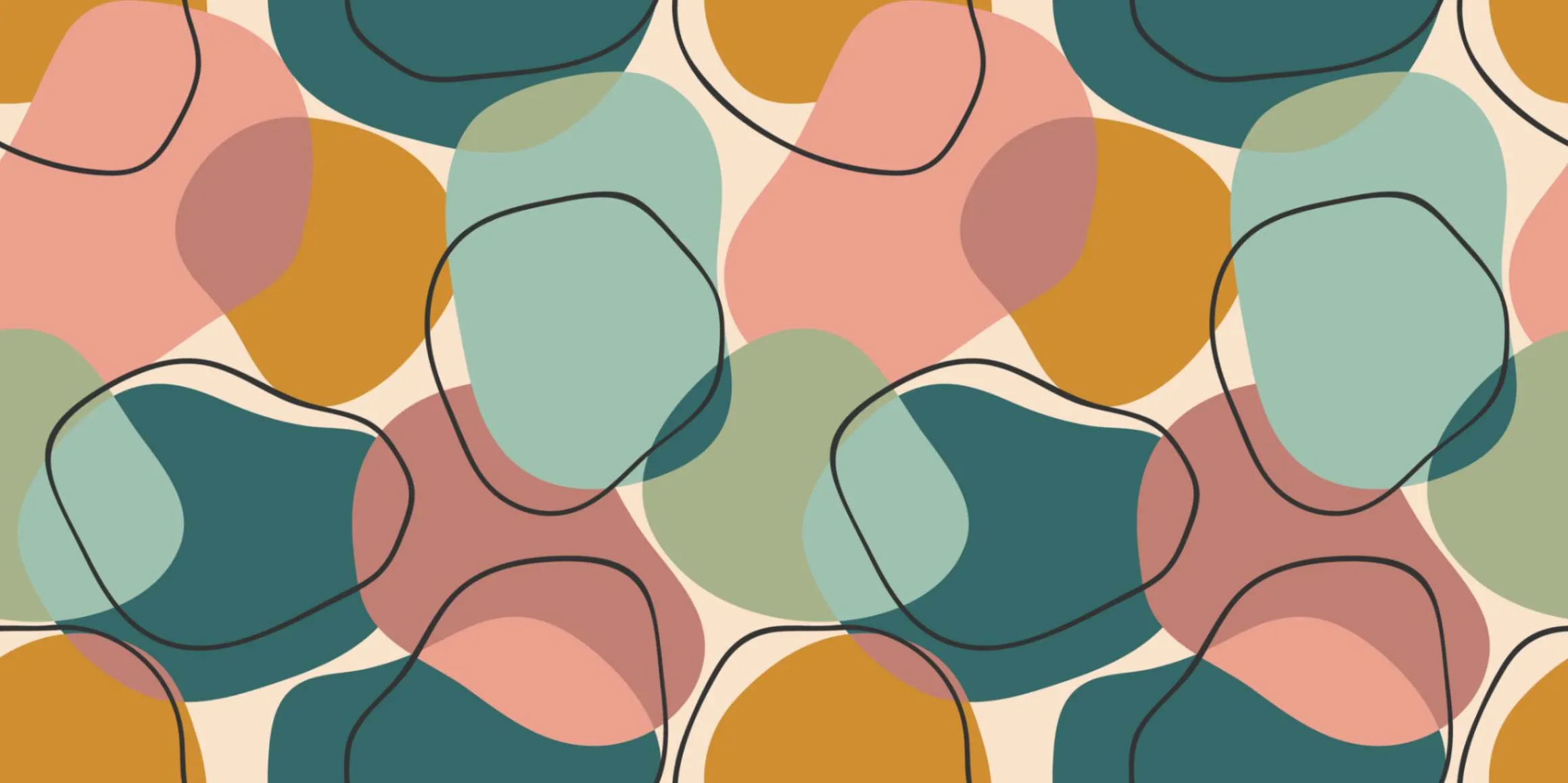Abstract Pastel Color Wallpaper for Wall®
