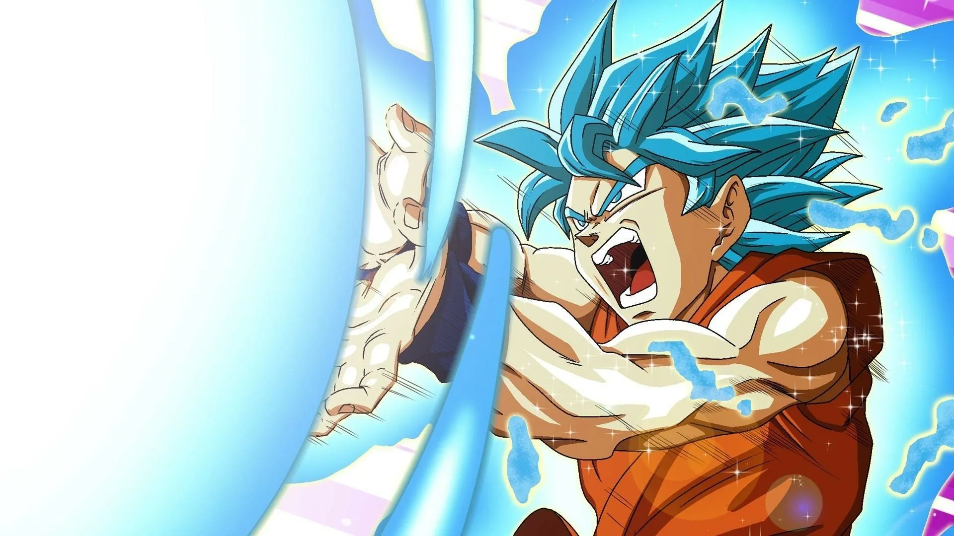 Goku's Super Saiyan Blue Kamehameha