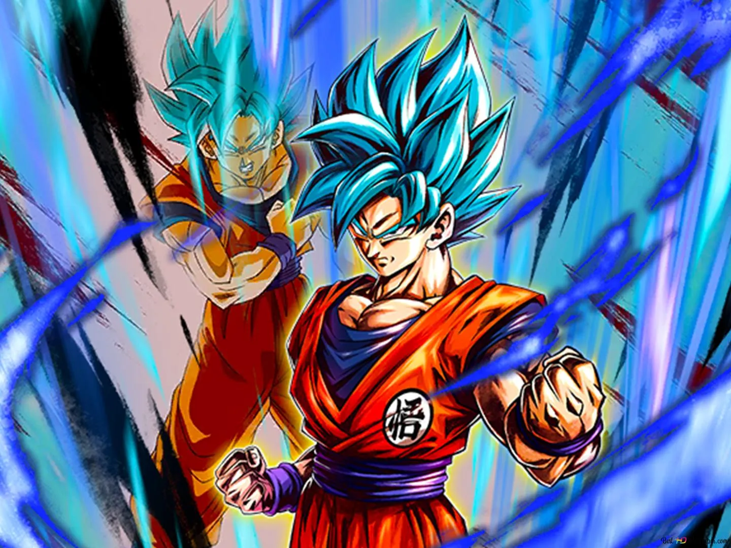 Goku Super Saiyan Blue from Dragon Ball Super Dragon Ball Legends 4K wallpaper download