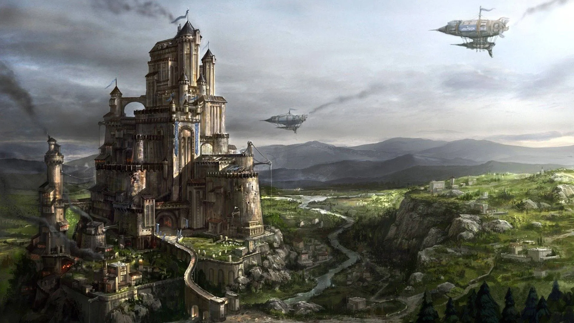 Download Getaway to a Medieval Castle! Wallpaper