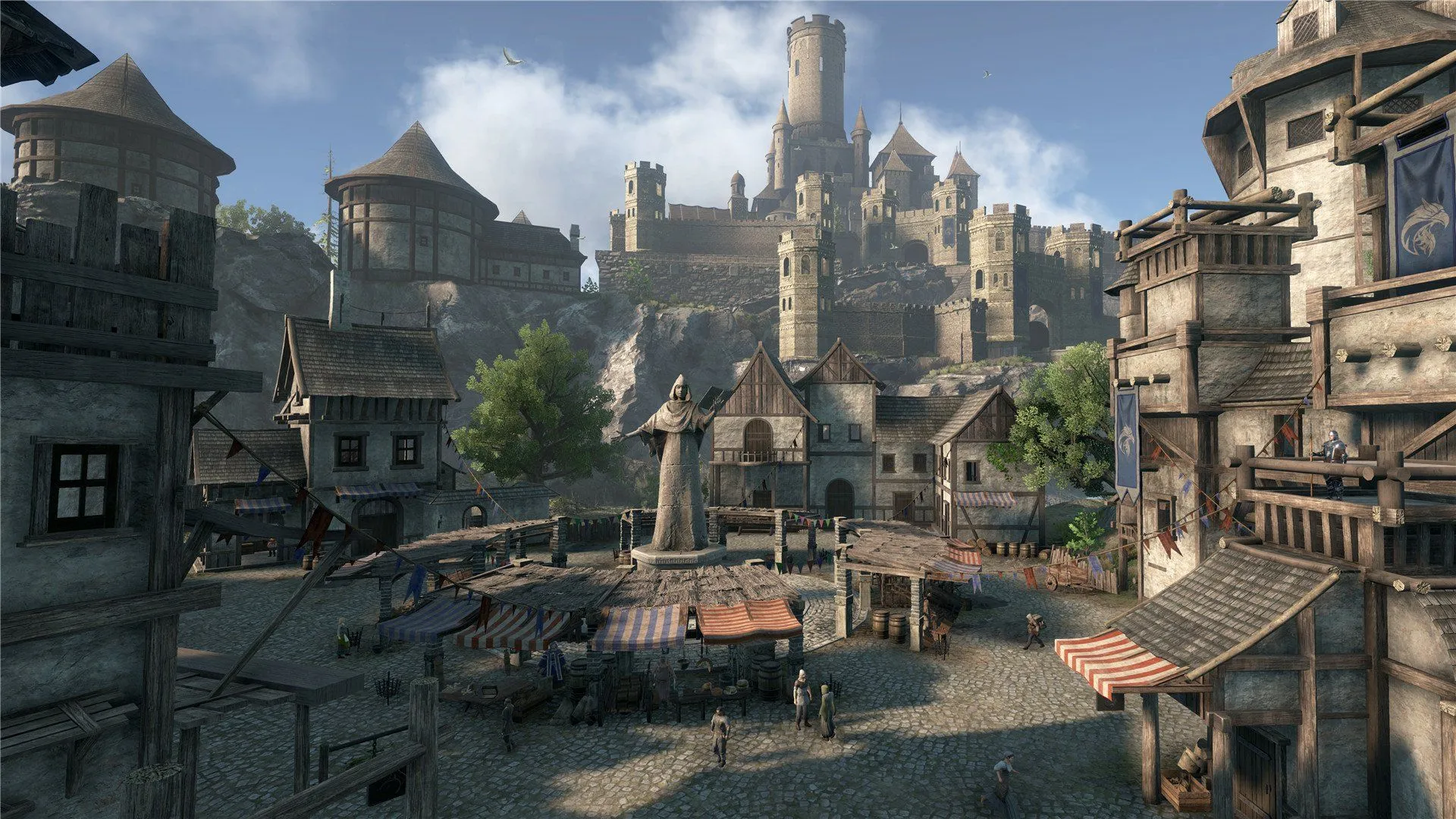 Dark and Light: Epic Medieval HD Game Landscape Wallpaperx1080