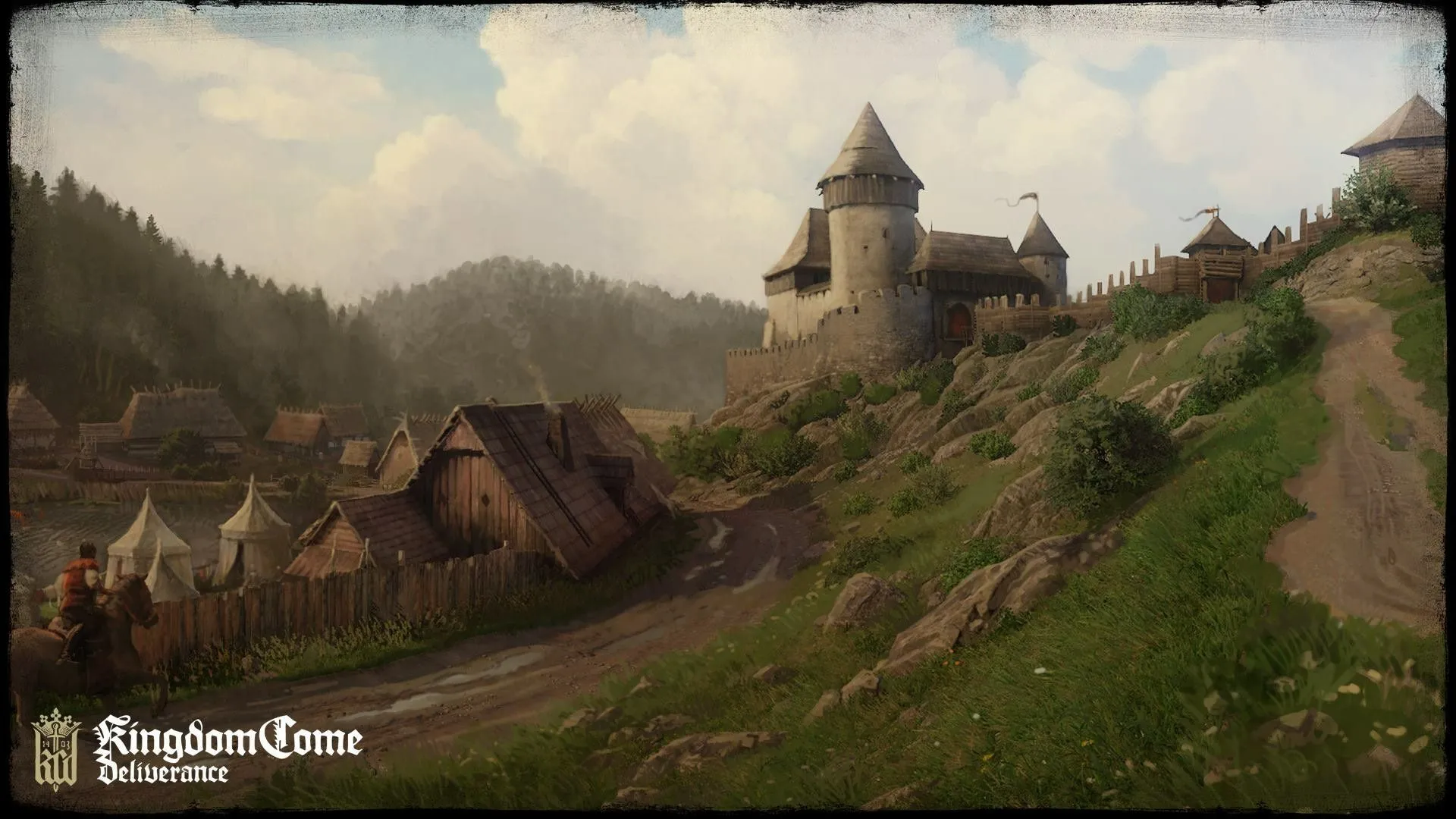 Medieval Castle Town Come: Deliverance HD Wallpaperx1080