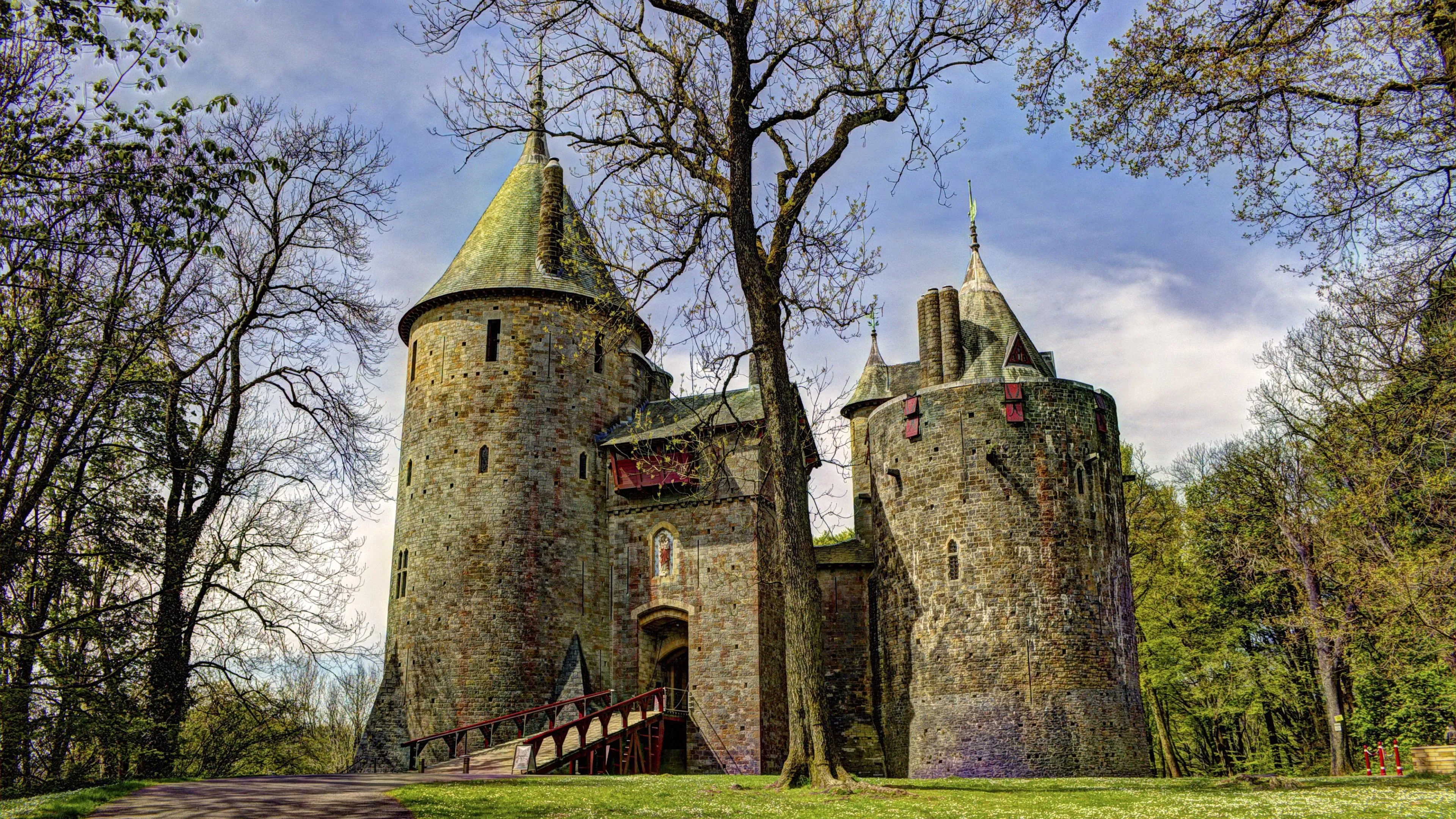 Desktop wallpaper: Medieval, Castle, Man Made, Castles 4K free download for PC. 458346