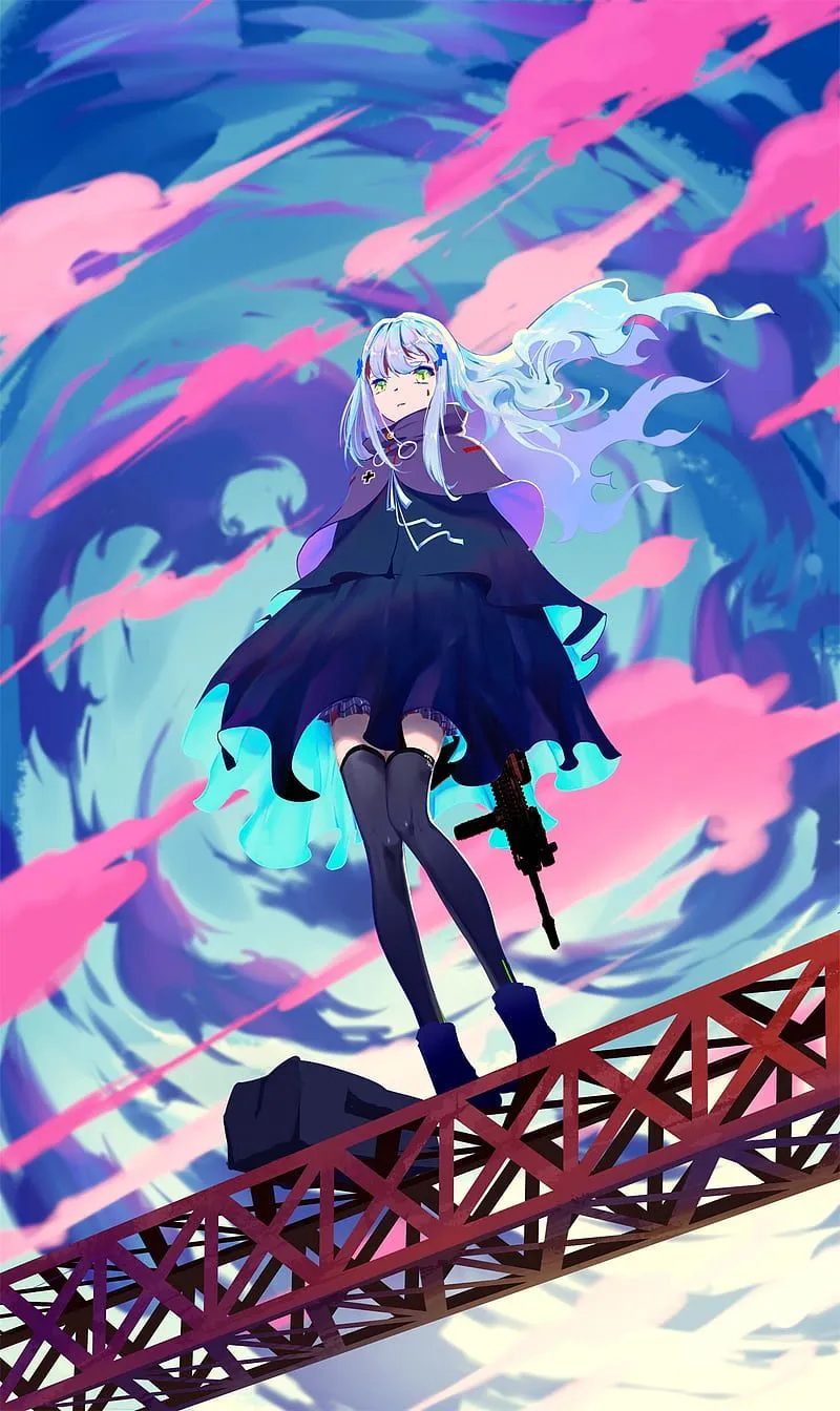 Anime, yayan, anime girls, Girls Frontline, HK416 (Girls Frontline), HD phone wallpaper