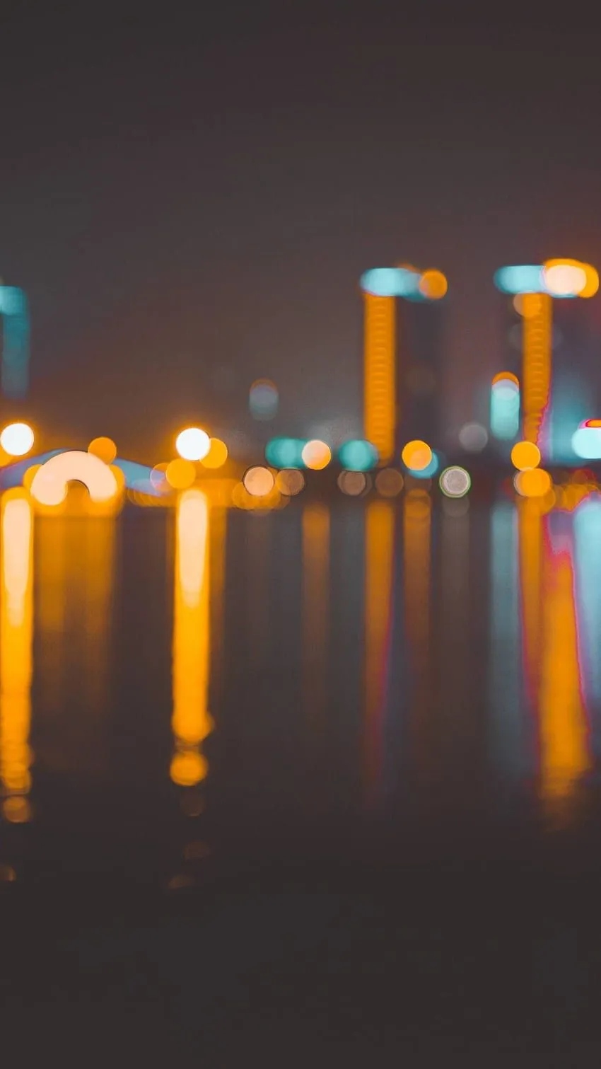 Blur, Bokeh, City, Night, , 6K Samsung Galaxy S6, Dubai 6K HD phone wallpaper