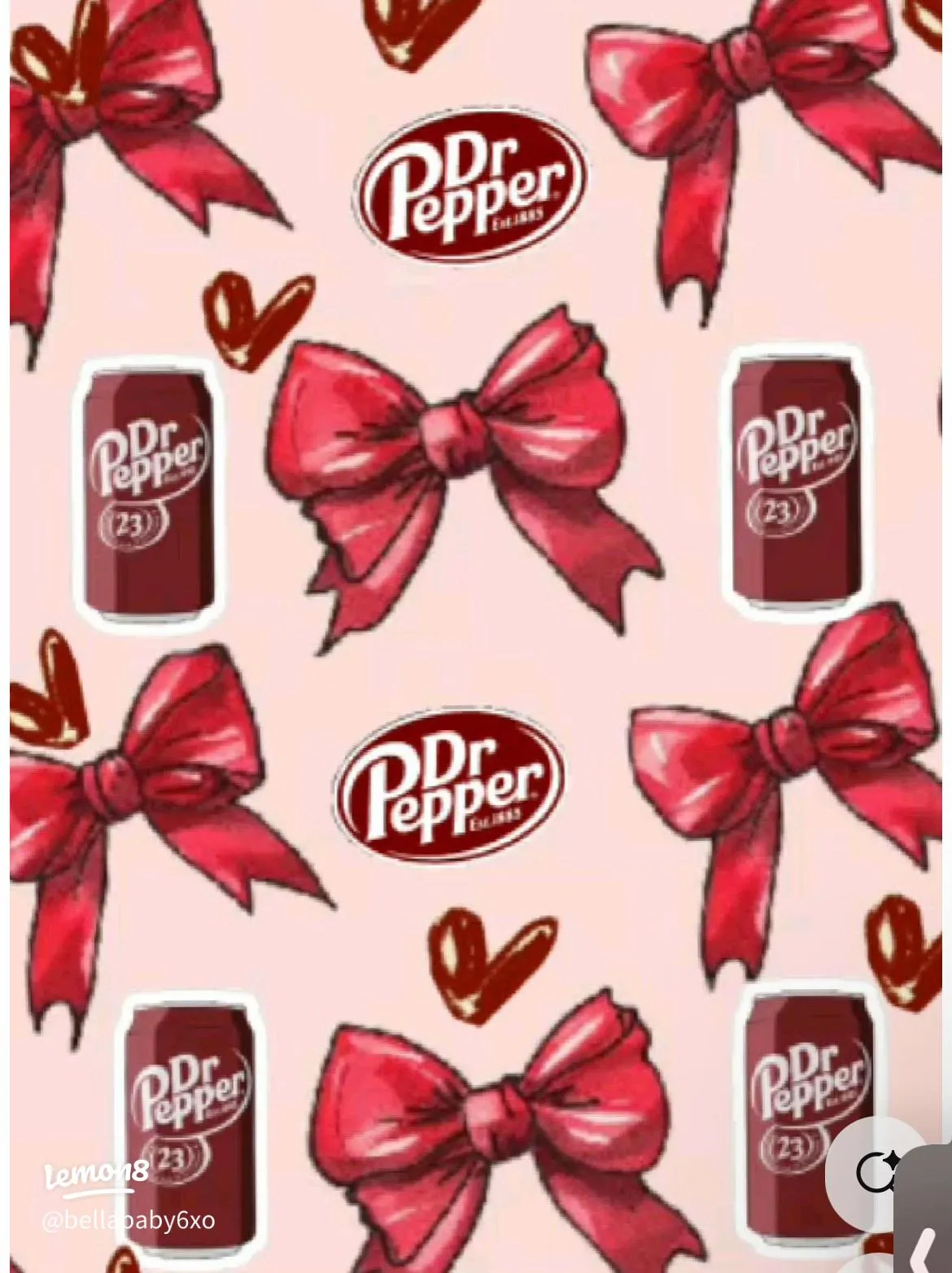 Cutest Dr Pepper Wallpaper: Aesthetic Pink Background for Your Phone!