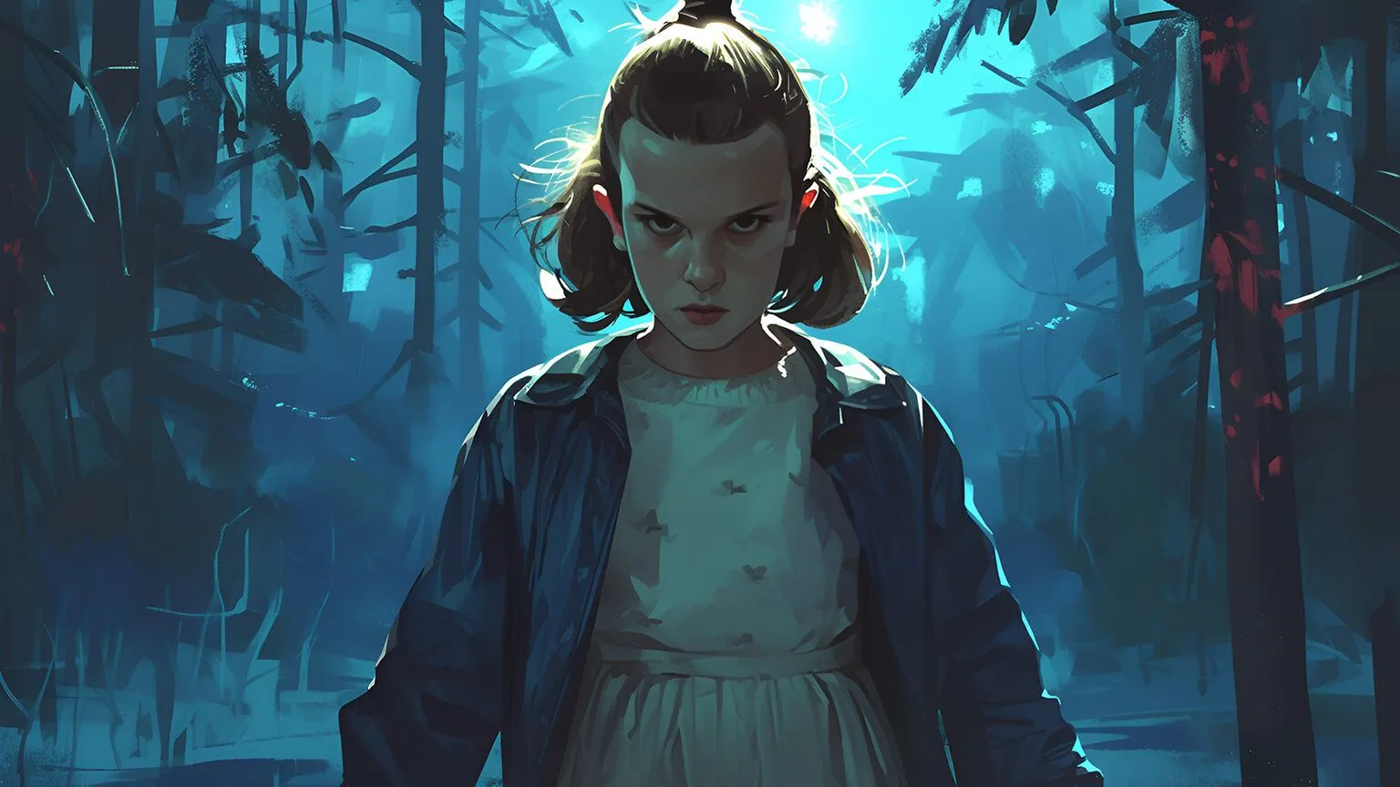 Stranger Things Eleven Desktop Wallpaper -Eleven Wallpaper in 4K