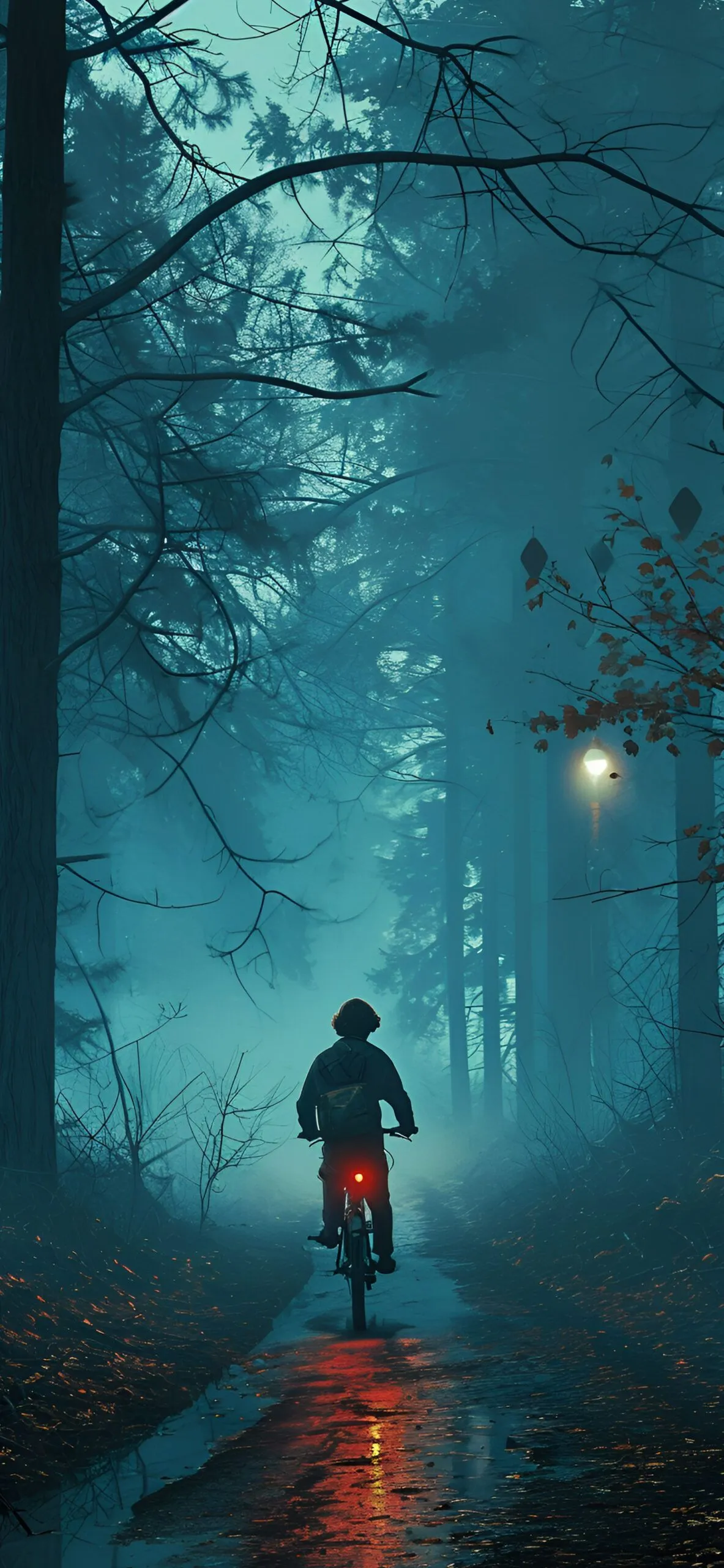 Stranger Things Moody Forest Wallpaper TV Wallpaper
