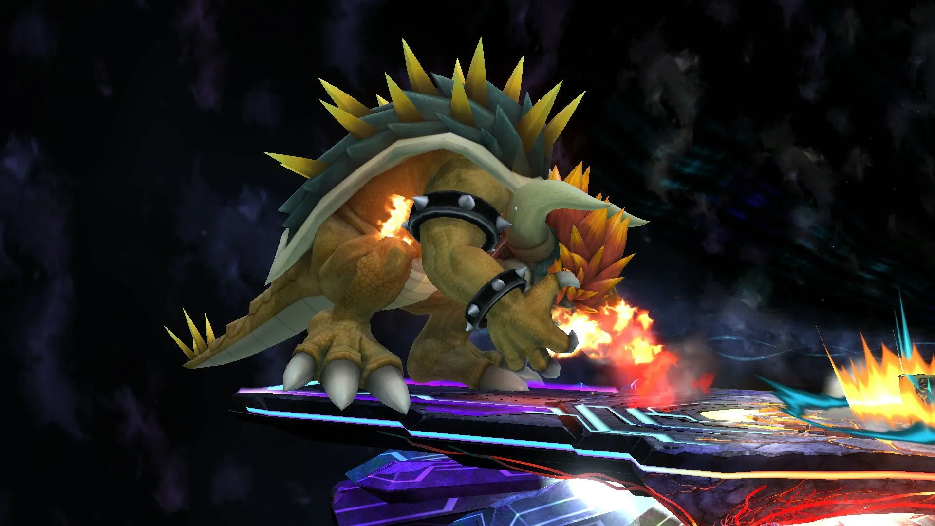Flinching Giga Bowser Work In Progress for Super Smash Bros. (Wii U). SSB4U Works In Progress
