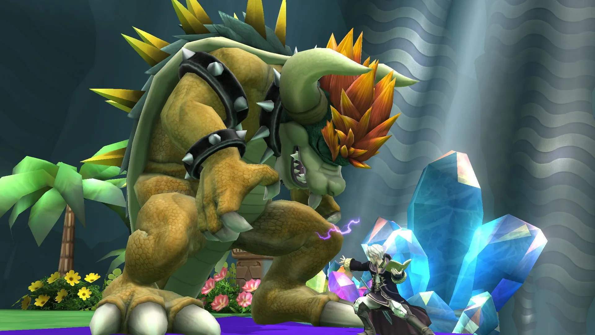 Flinching Giga Bowser Work In Progress for Super Smash Bros. (Wii U). SSB4U Works In Progress