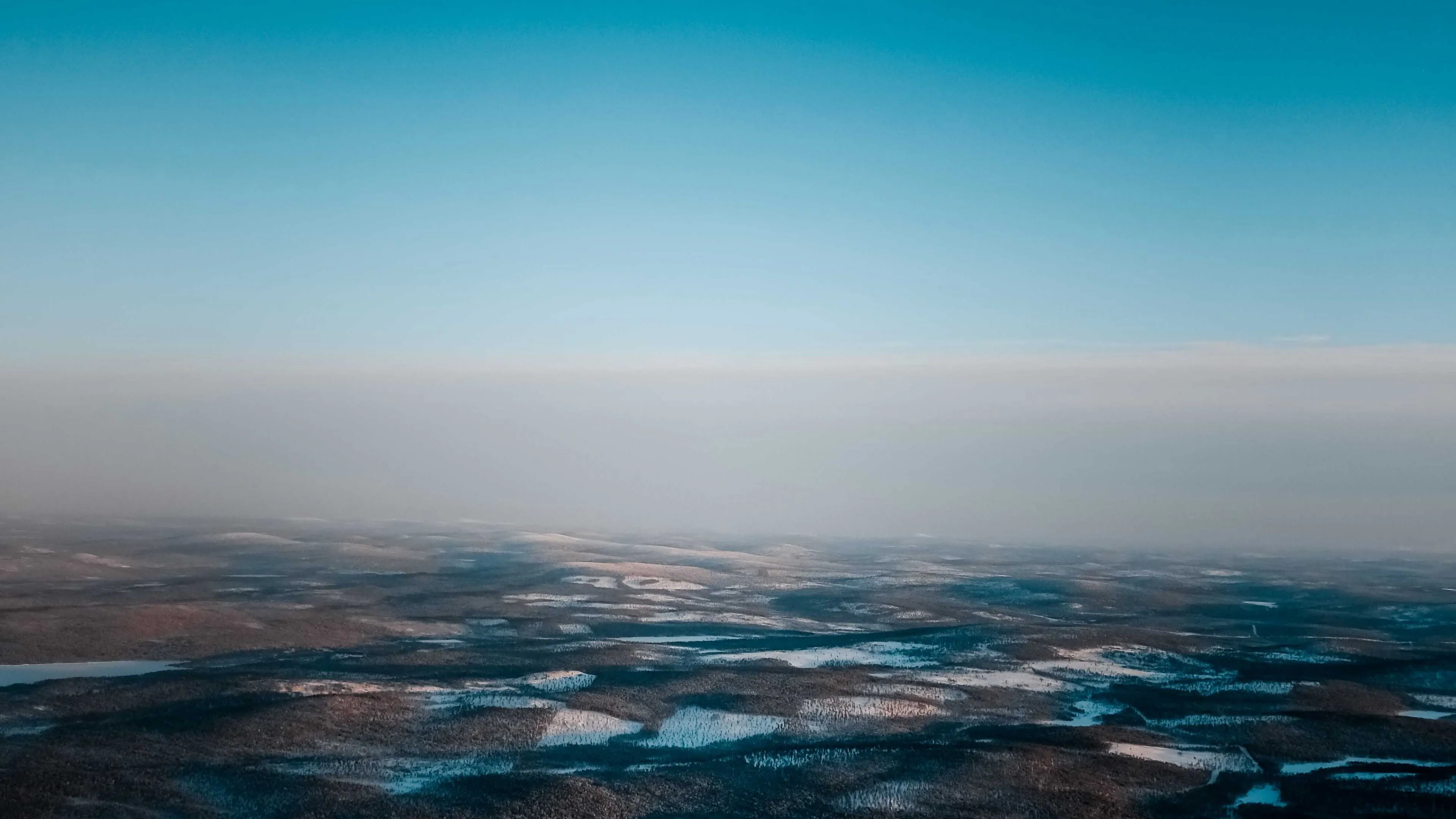 Landscape Wallpaper 4K, Aerial view, Blue Sky, Horizon
