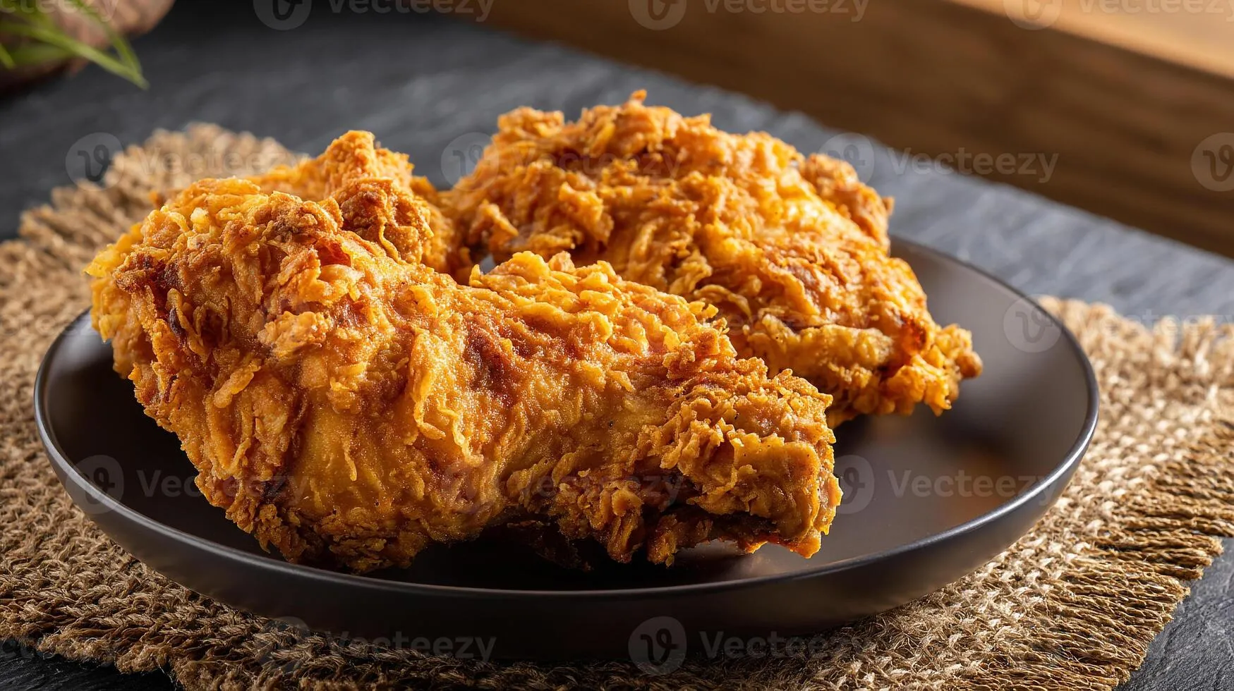Crunchy chicken snack with soft diffused lighting, Chicken fried wallpaper