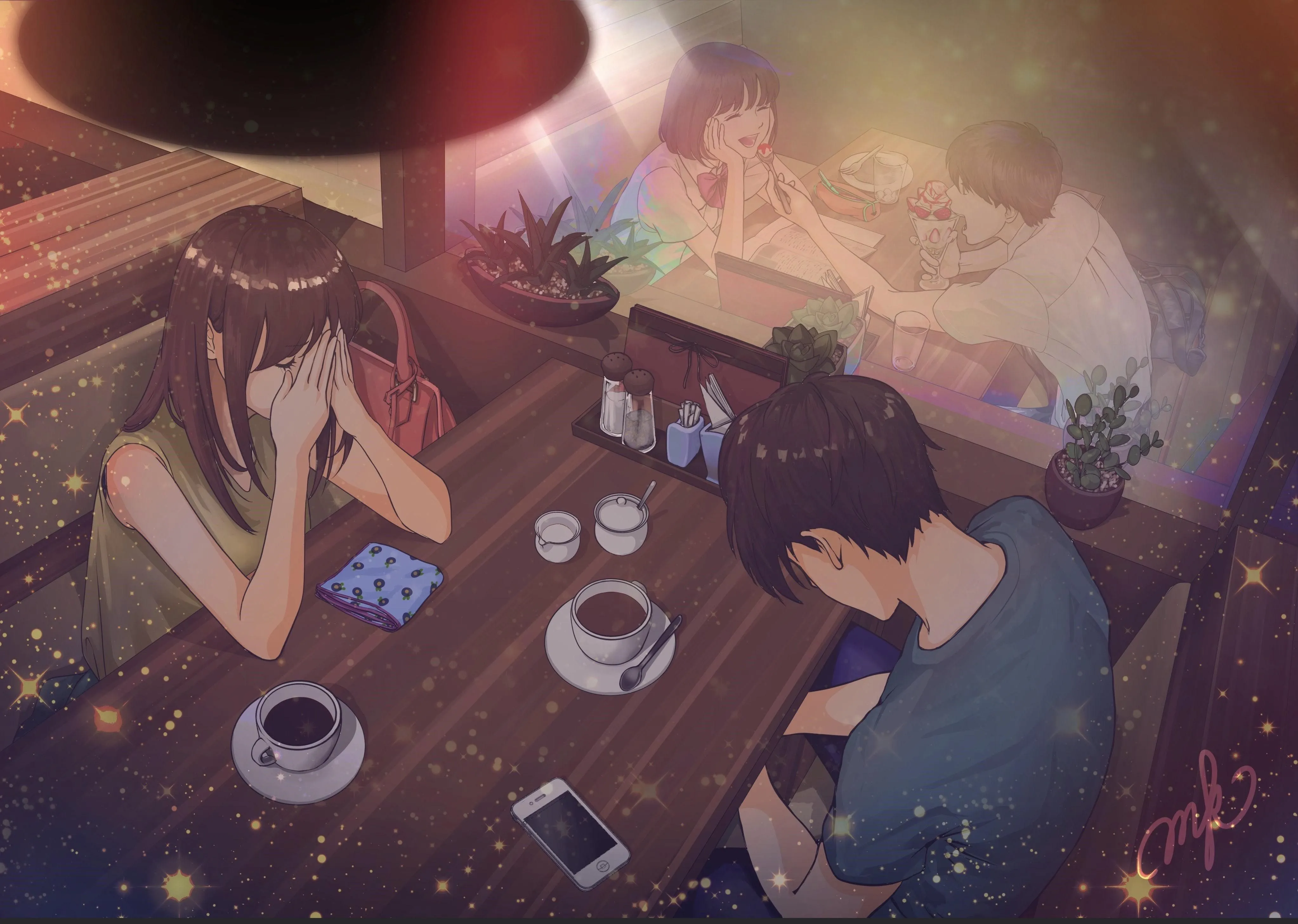 Cafe HD wallpaper